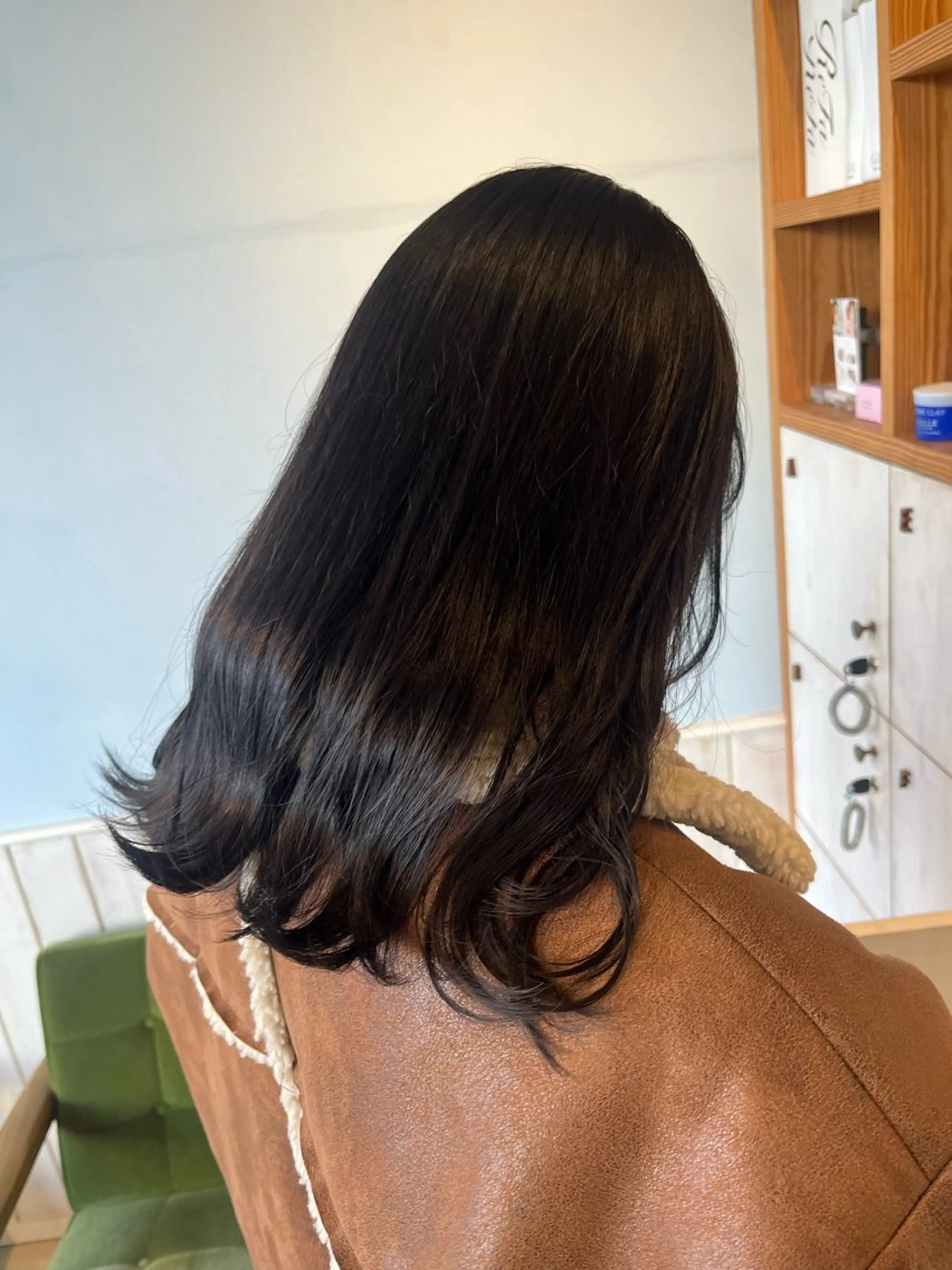 セミロング 韓国風ヘア mok✩.*˚ さきのヘアスタイル