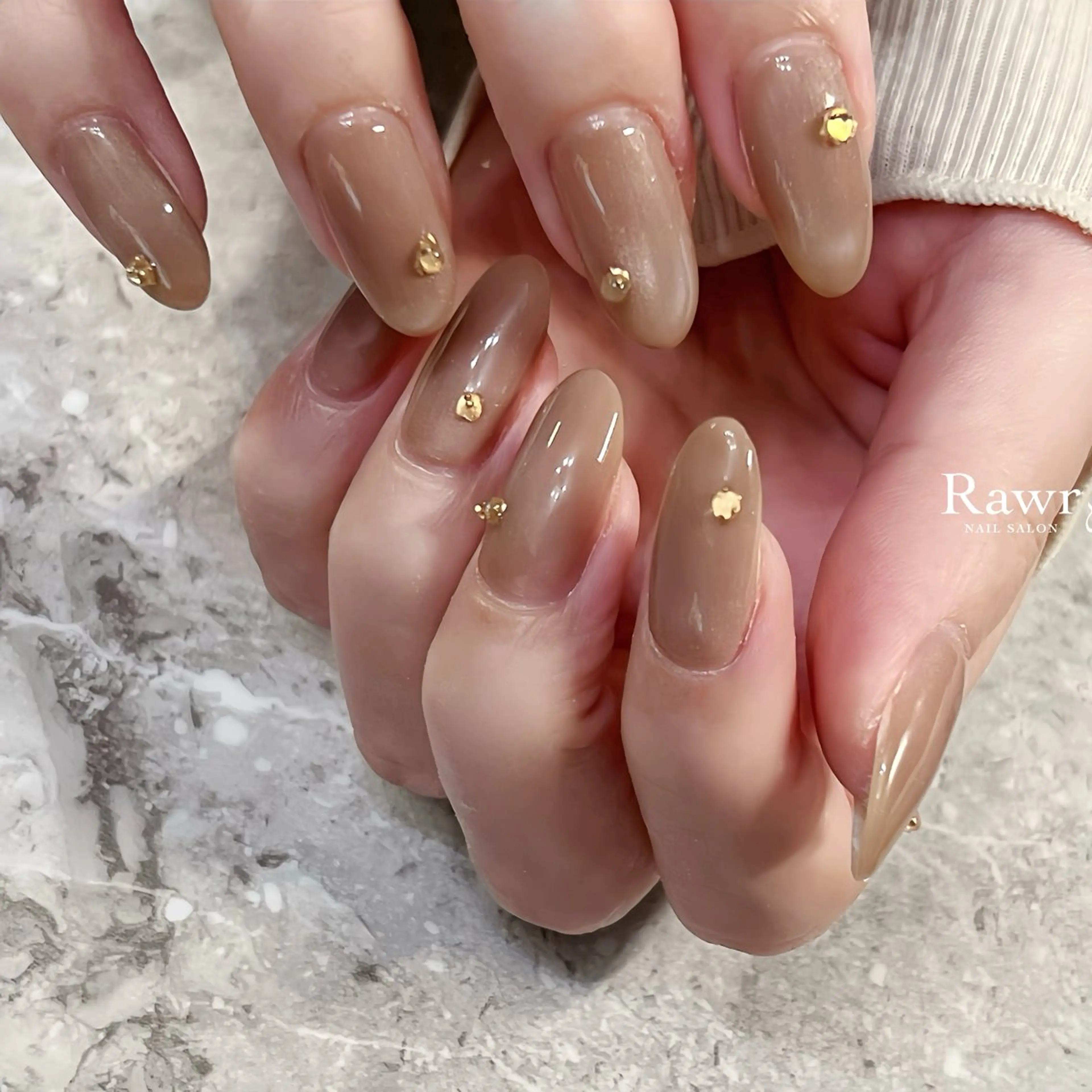 ネイル マグネットネイル ハンドネイル Rawr / saoriのネイルデザイン