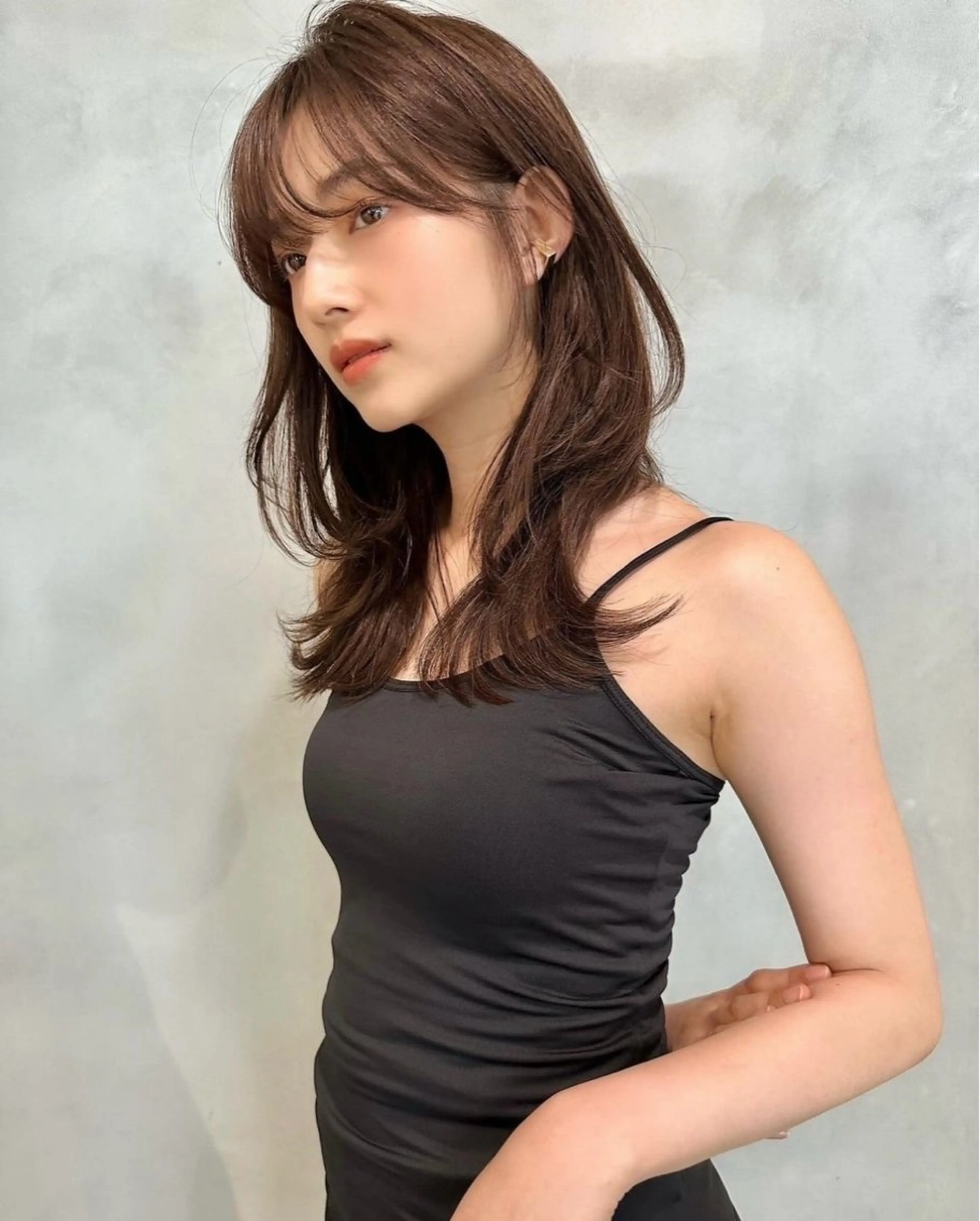 ロング MASHU韓国ヘア/ レイヤー/透明感カラのヘアスタイル