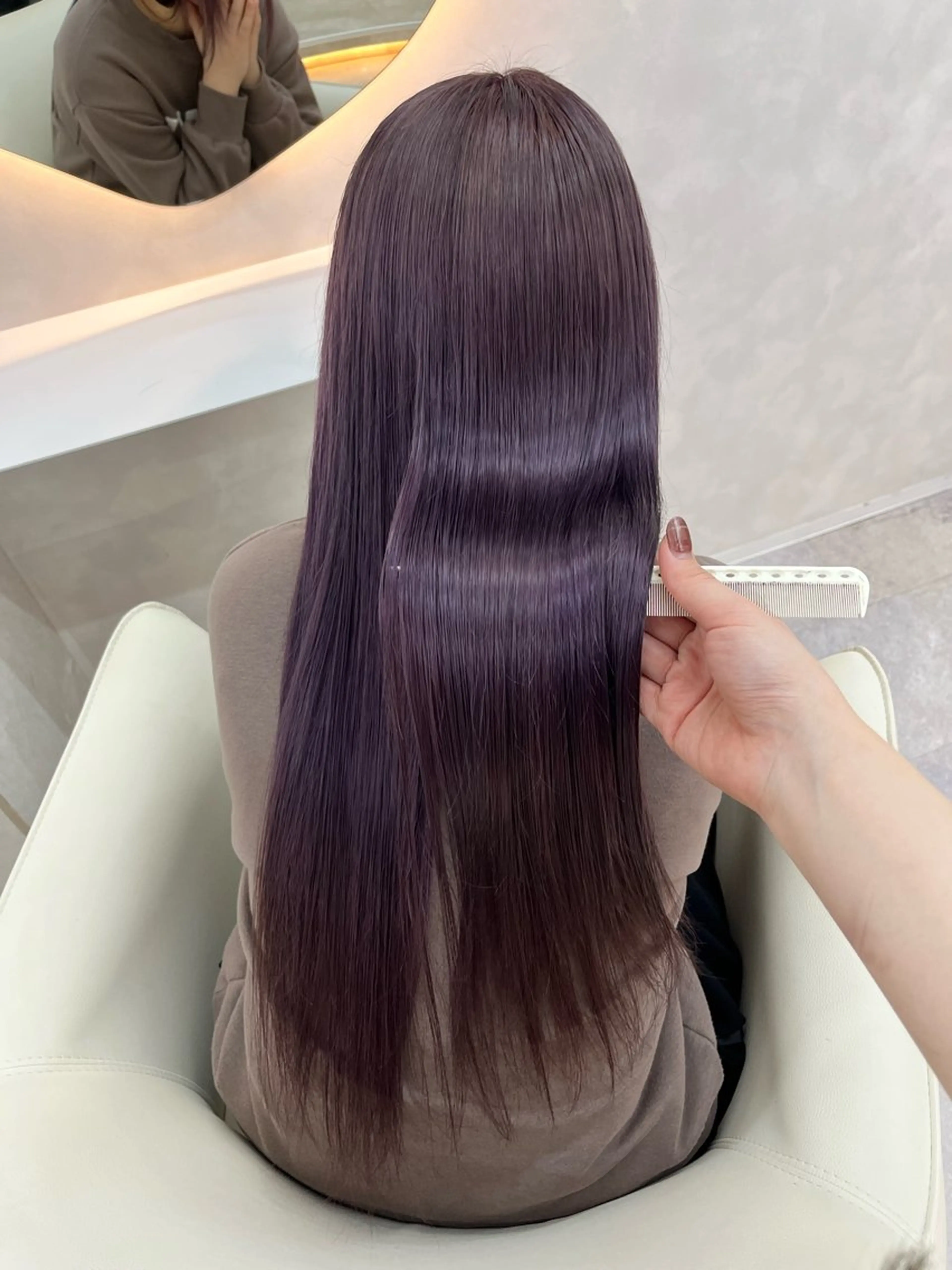 ロング カラー 🫧みひろ🫧カット カラーモデル募集のヘアスタイル