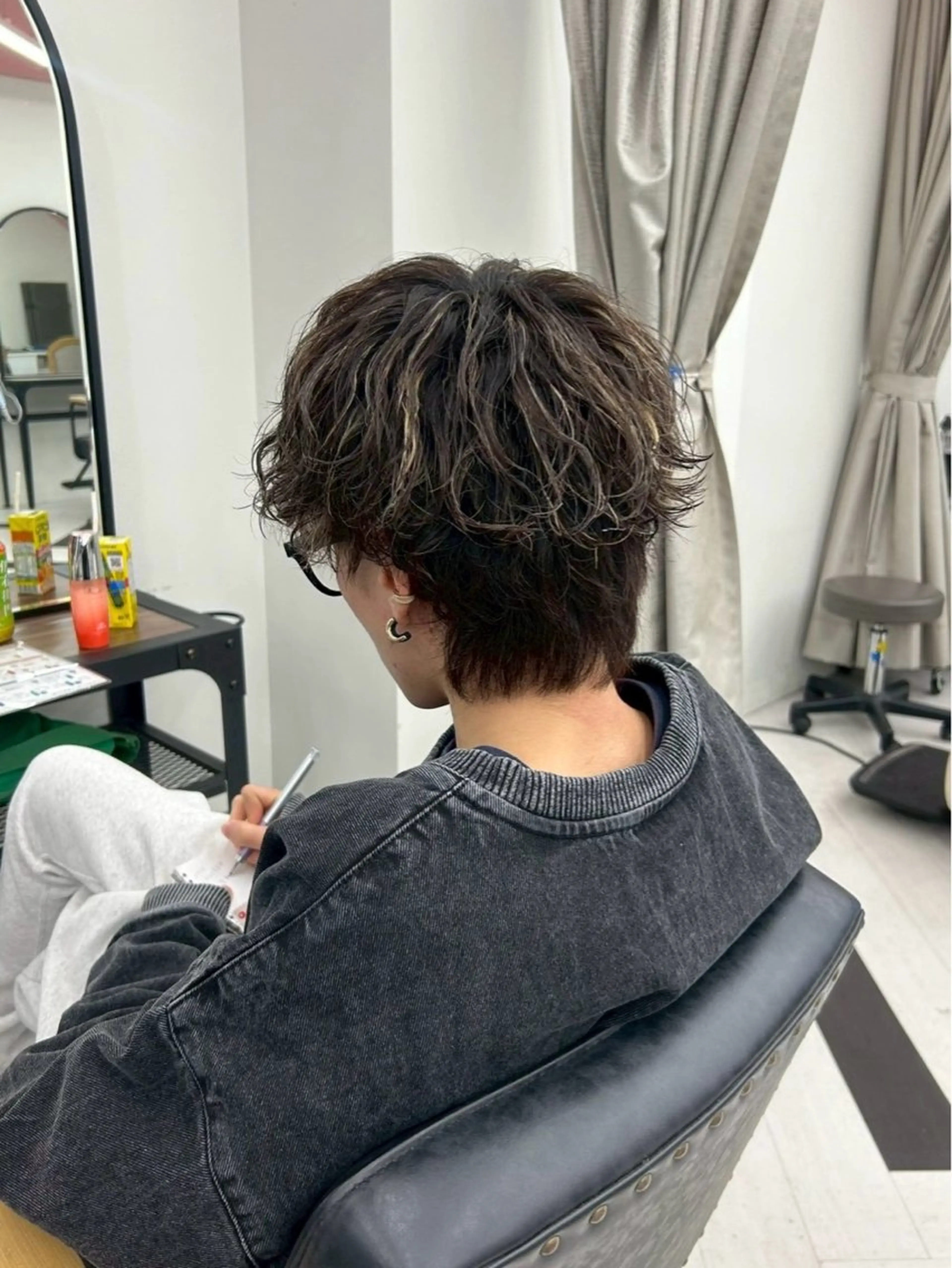 メンズ カット ルイ☆【ボブ/メンズ /酸性ストレート】のヘアスタイル