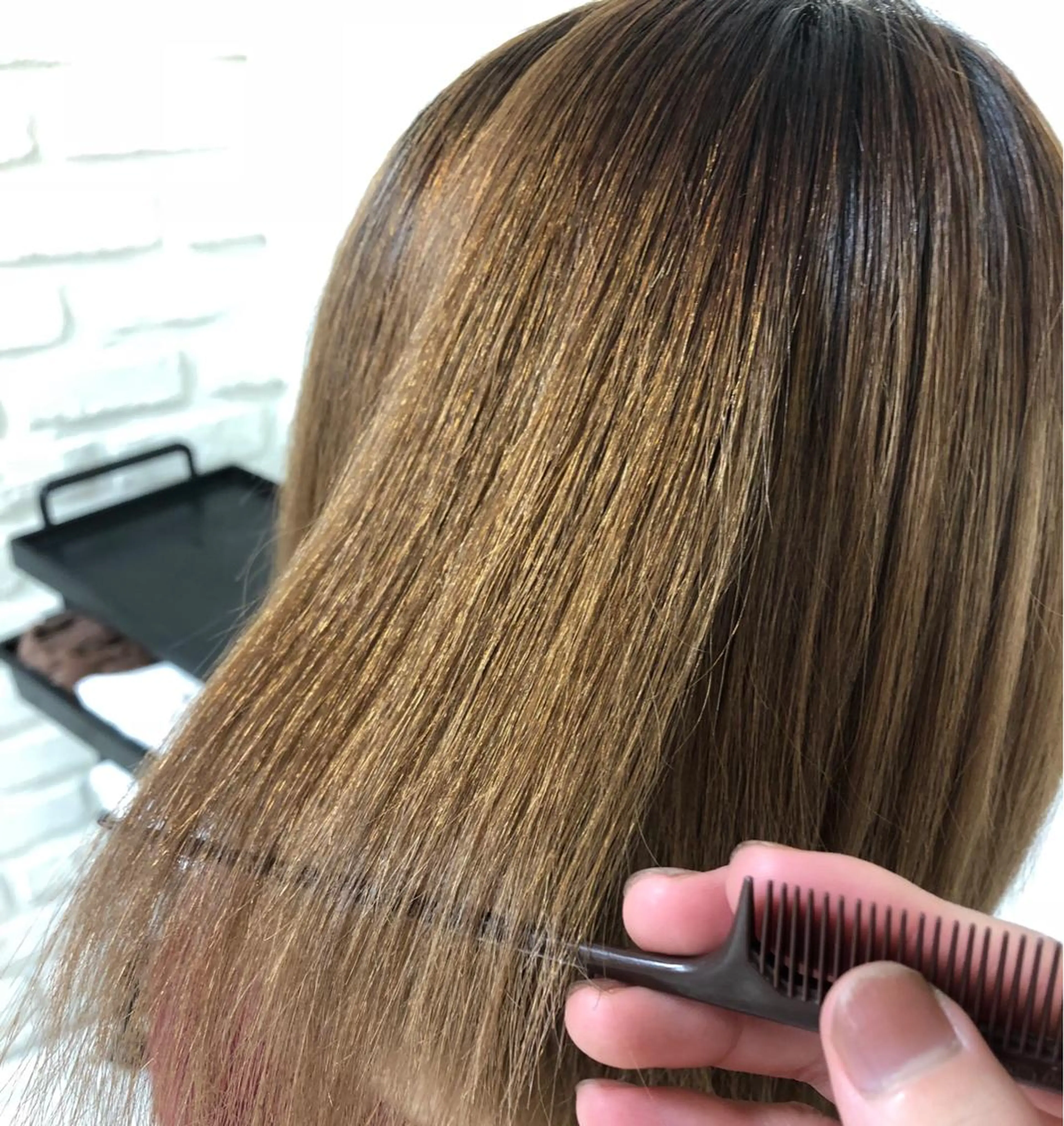 ミディアム 縮毛矯正 高橋 悠造のヘアスタイル