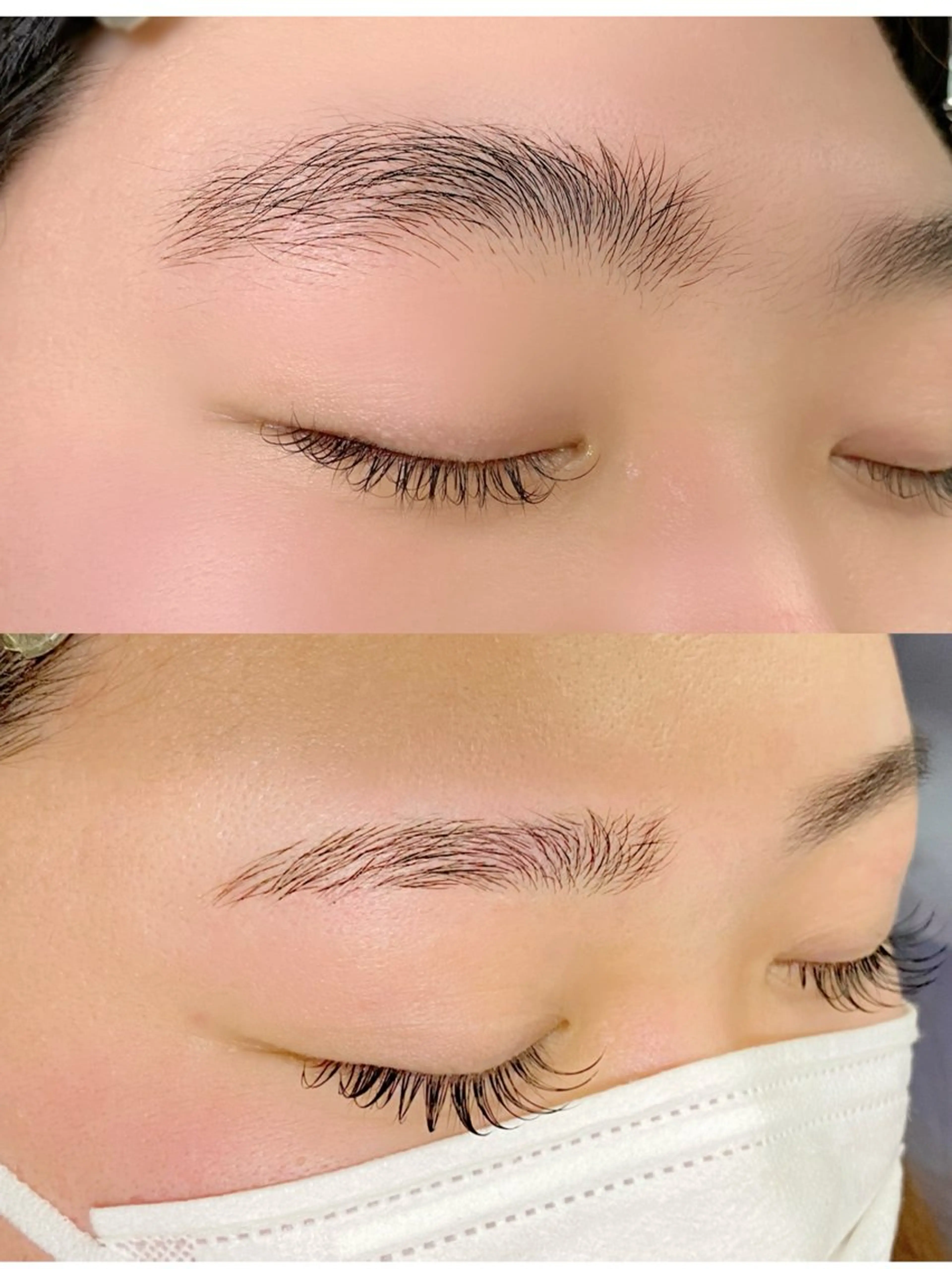 アイブロウ 眉毛ワックス脱毛 松本 かなこのマツエク・マツパデザイン