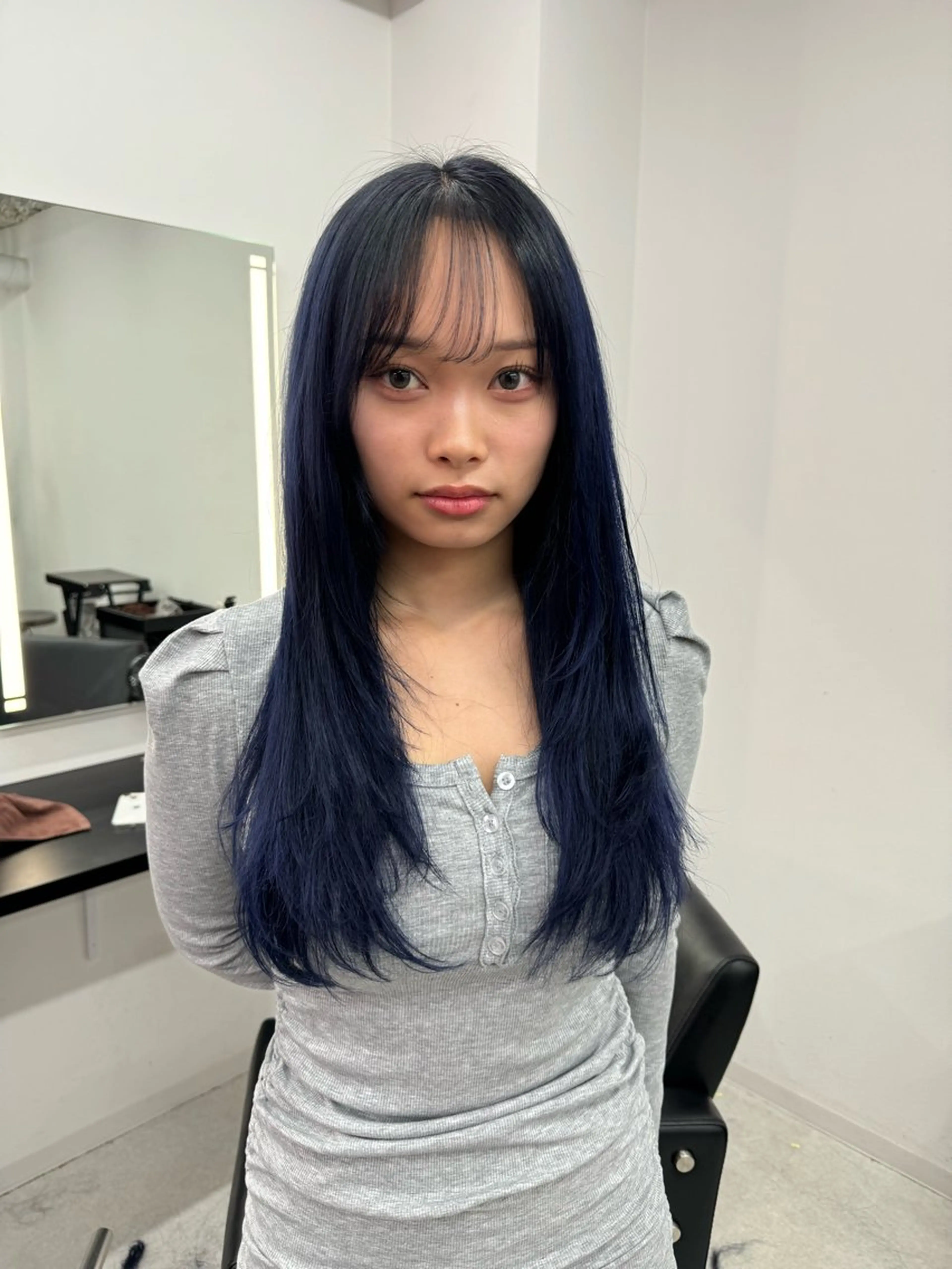 ロング エクステ 🎀ブリーチカラー 🎀なつのヘアスタイル