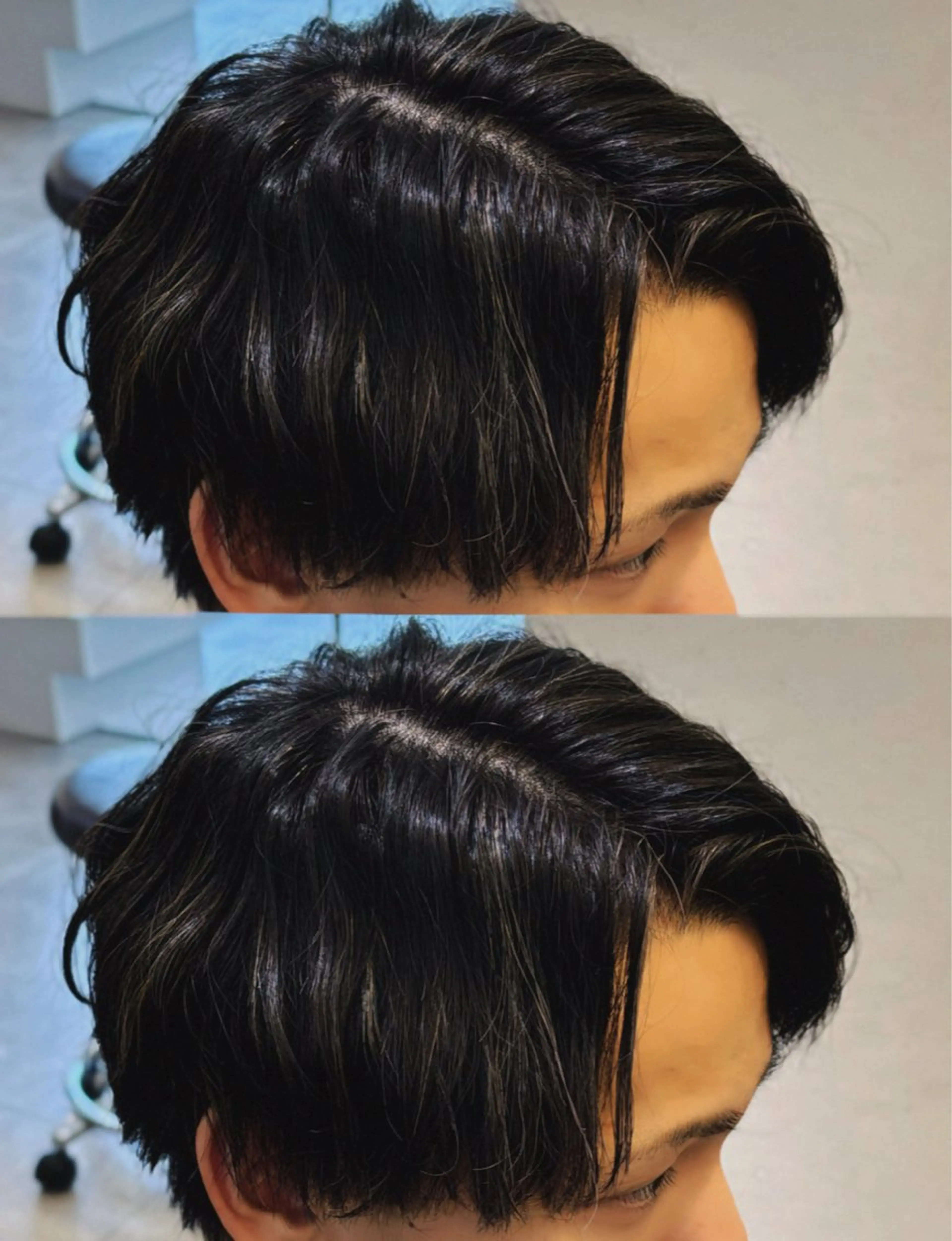 カラー メンズ メンズハイライト メンズメッシュ ハイライトカラー メッシュ 水野 杏香のヘアスタイル