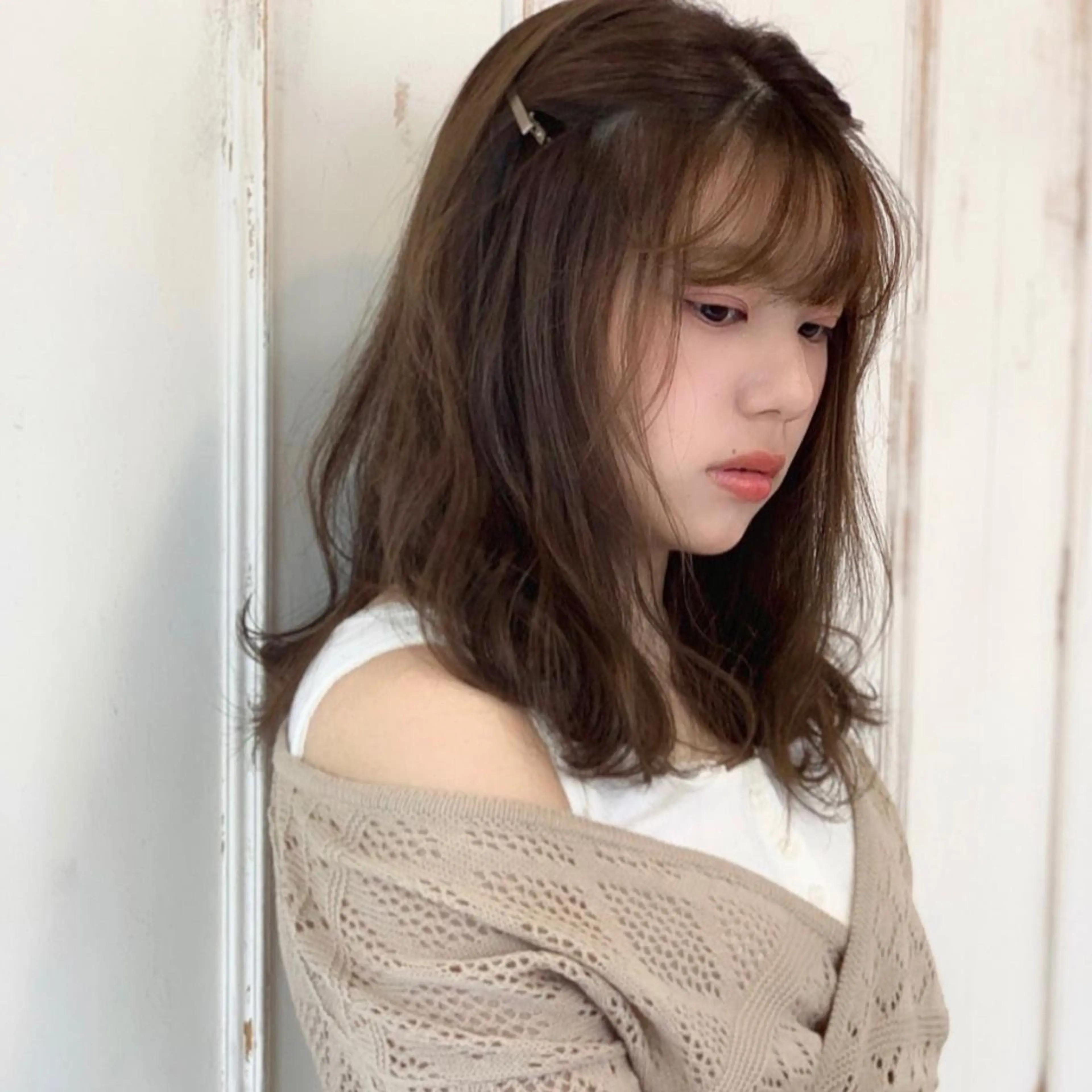 ミディアム カラー Sana / 韓国ヘア / カラーのヘアスタイル