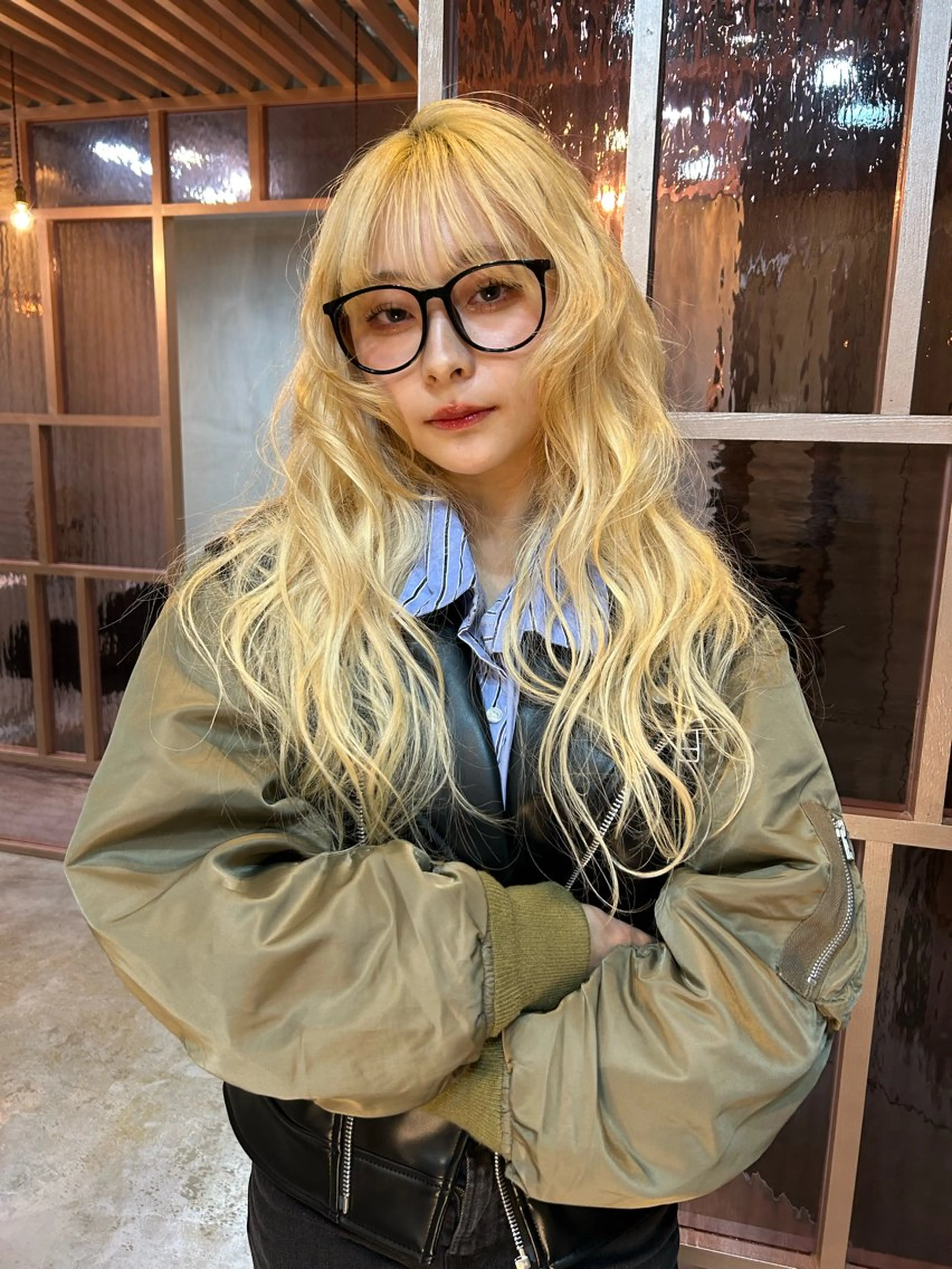 ロング ヘアカラー トリートメント ハイトーン/ブリーチ 🧁soraのヘアスタイル