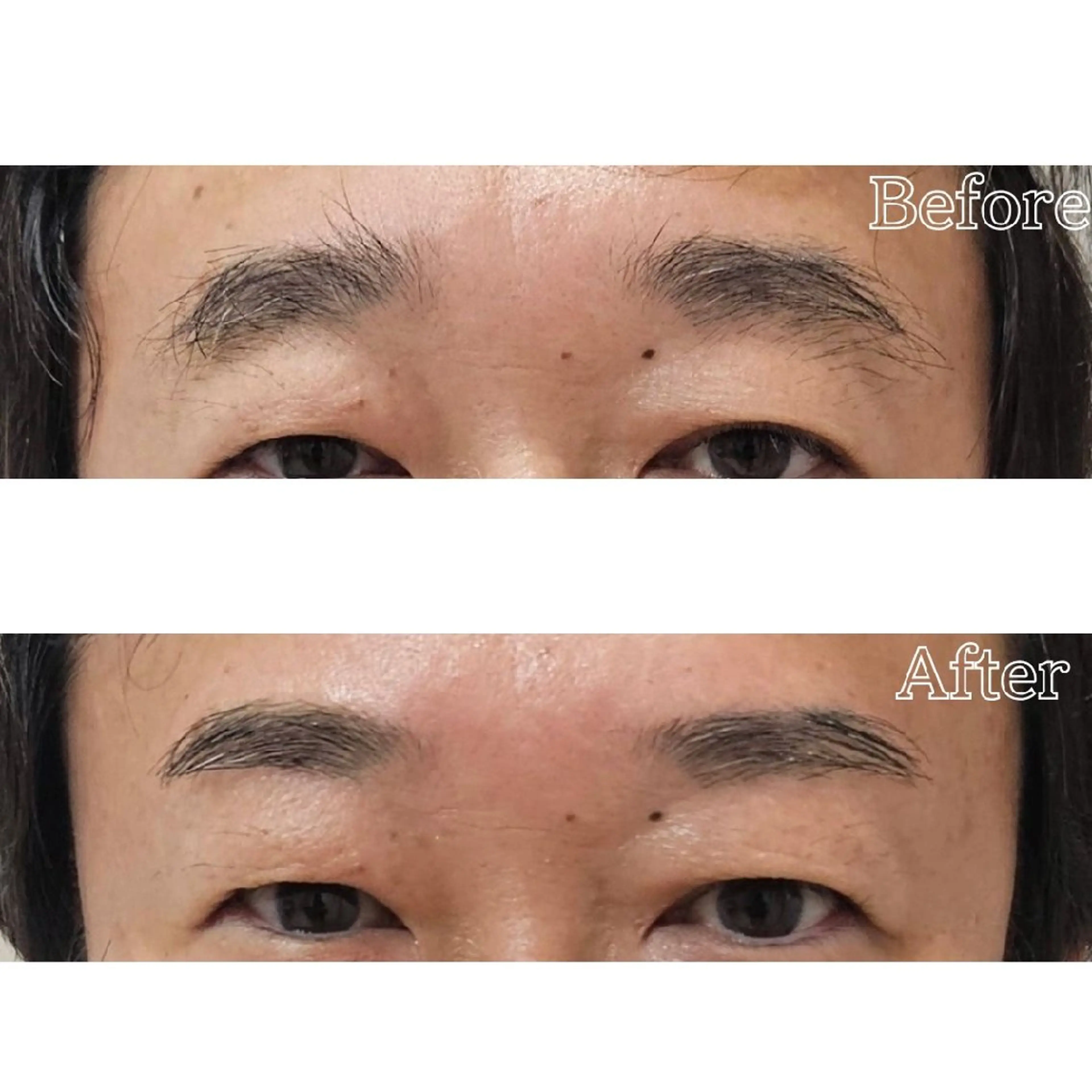 メンズ アイブロウ メンズアイブロウ 眉毛ワックス脱毛 ワックス脱毛 WALNUT くるみの眉毛・アイブロウイメージ