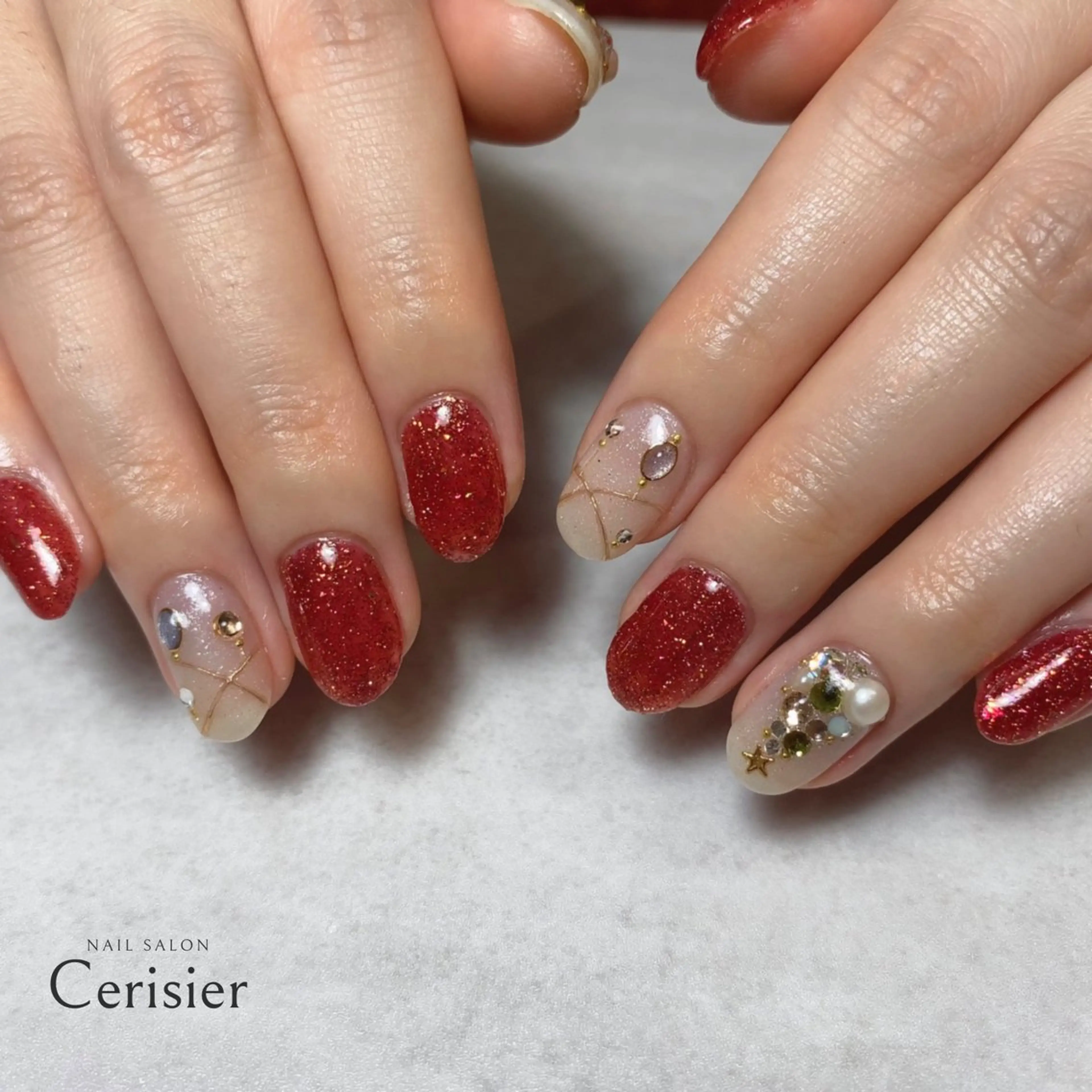 ネイル ハンドネイル cerisier nailのネイルデザイン
