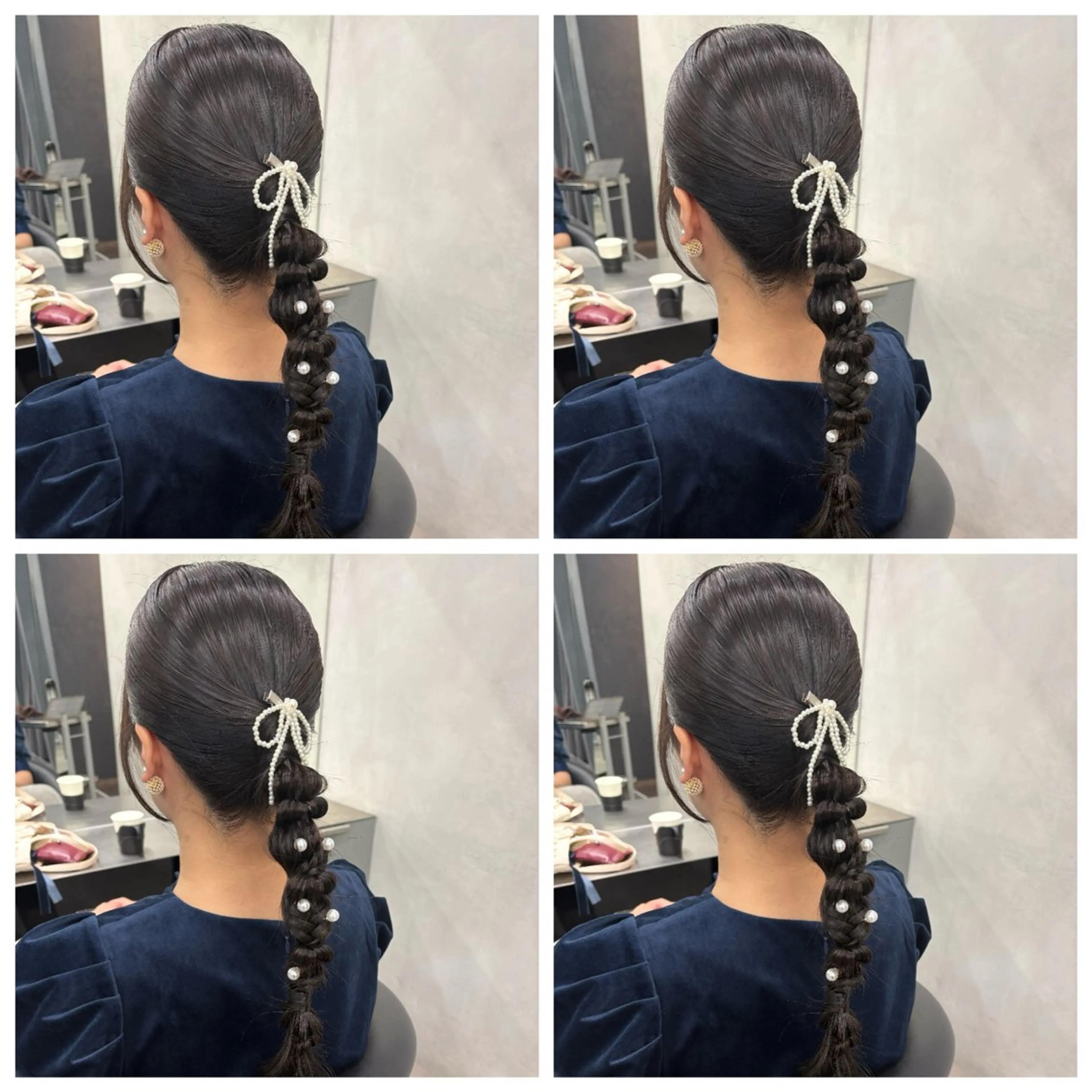土日朝限定、推し活やお出かけ前のヘアセット⭐️の写真