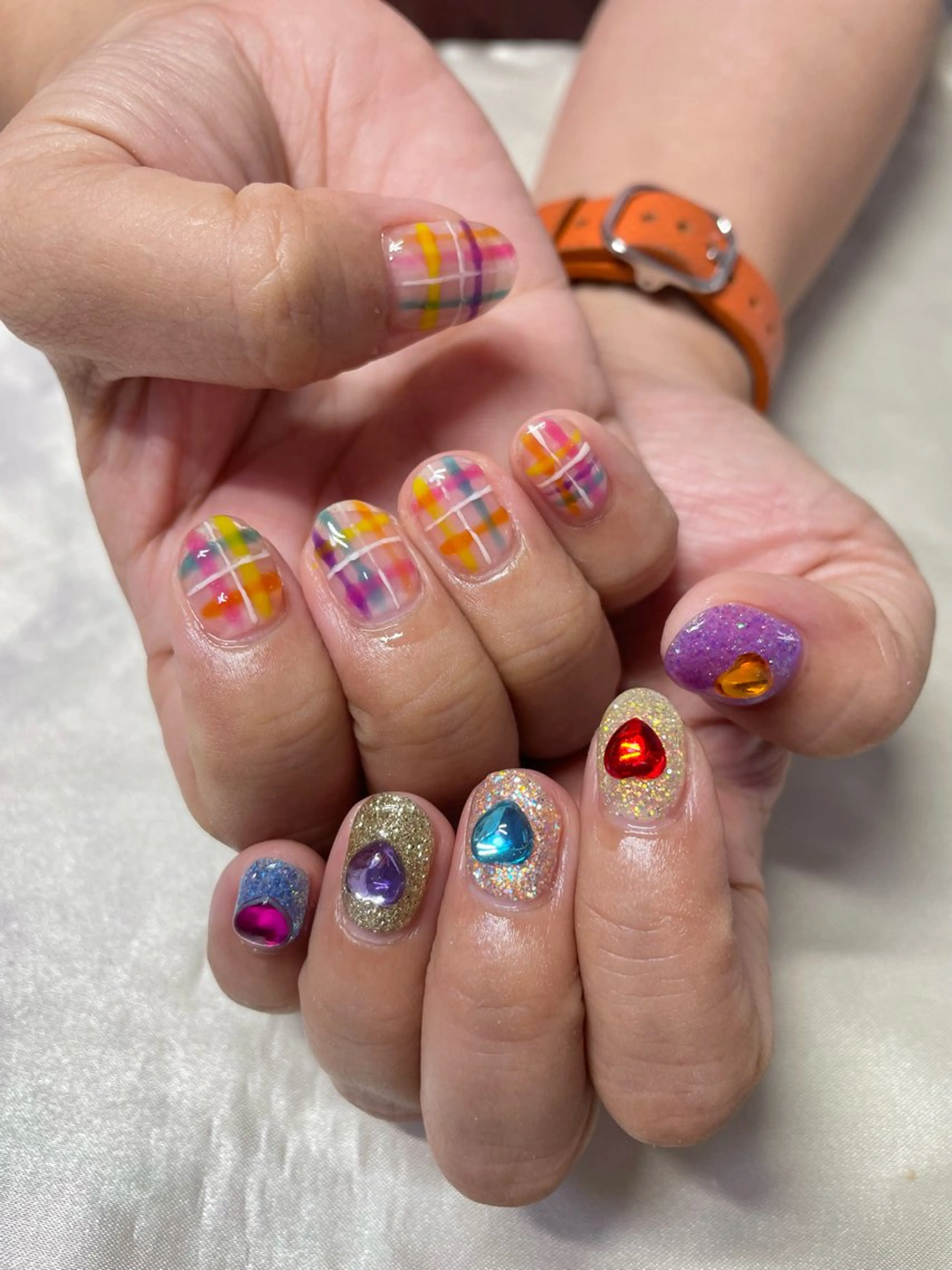 ネイル 長さ出し ハンドネイル RUMI nailのネイルデザイン