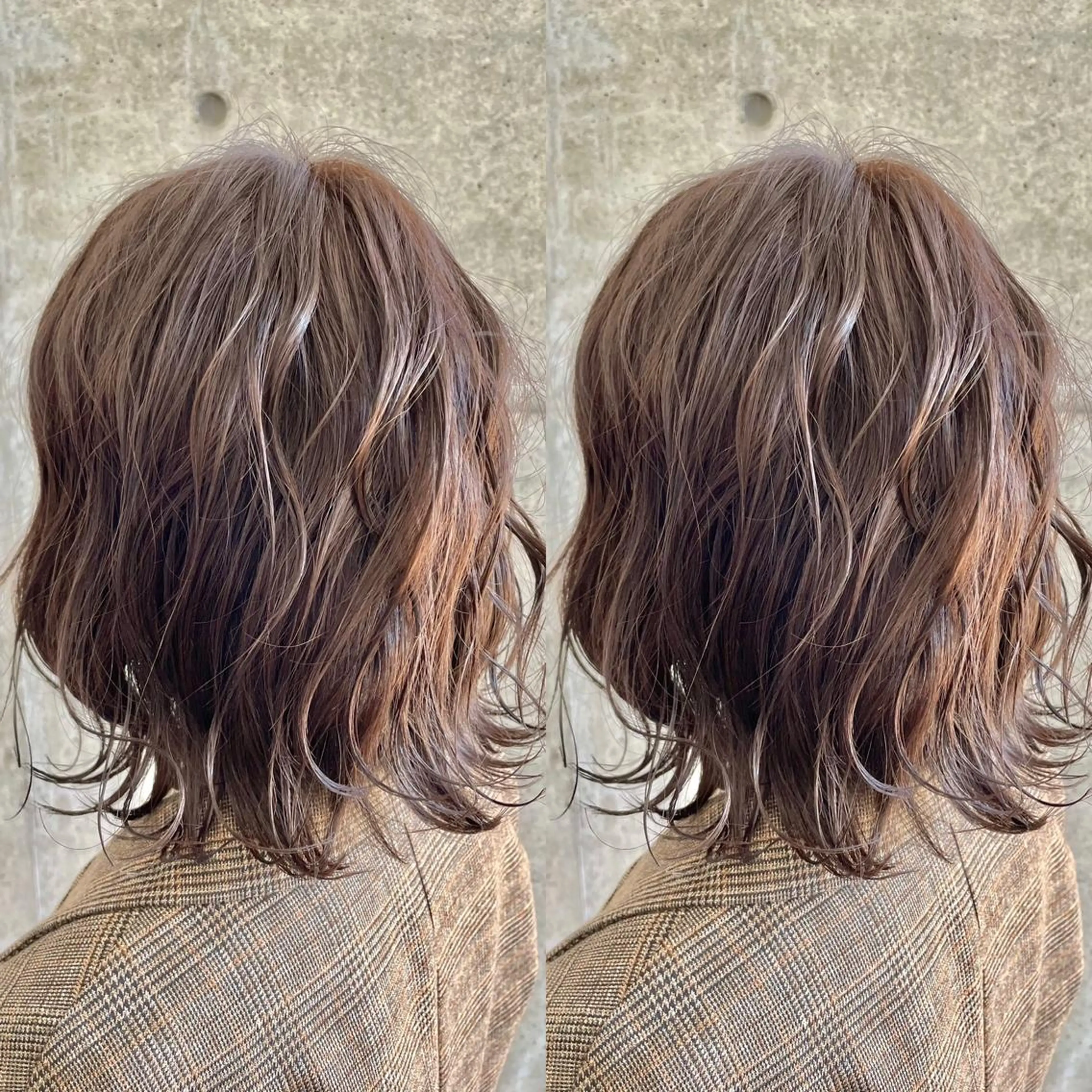 ミディアム カラー おおつか せいやのヘアスタイル