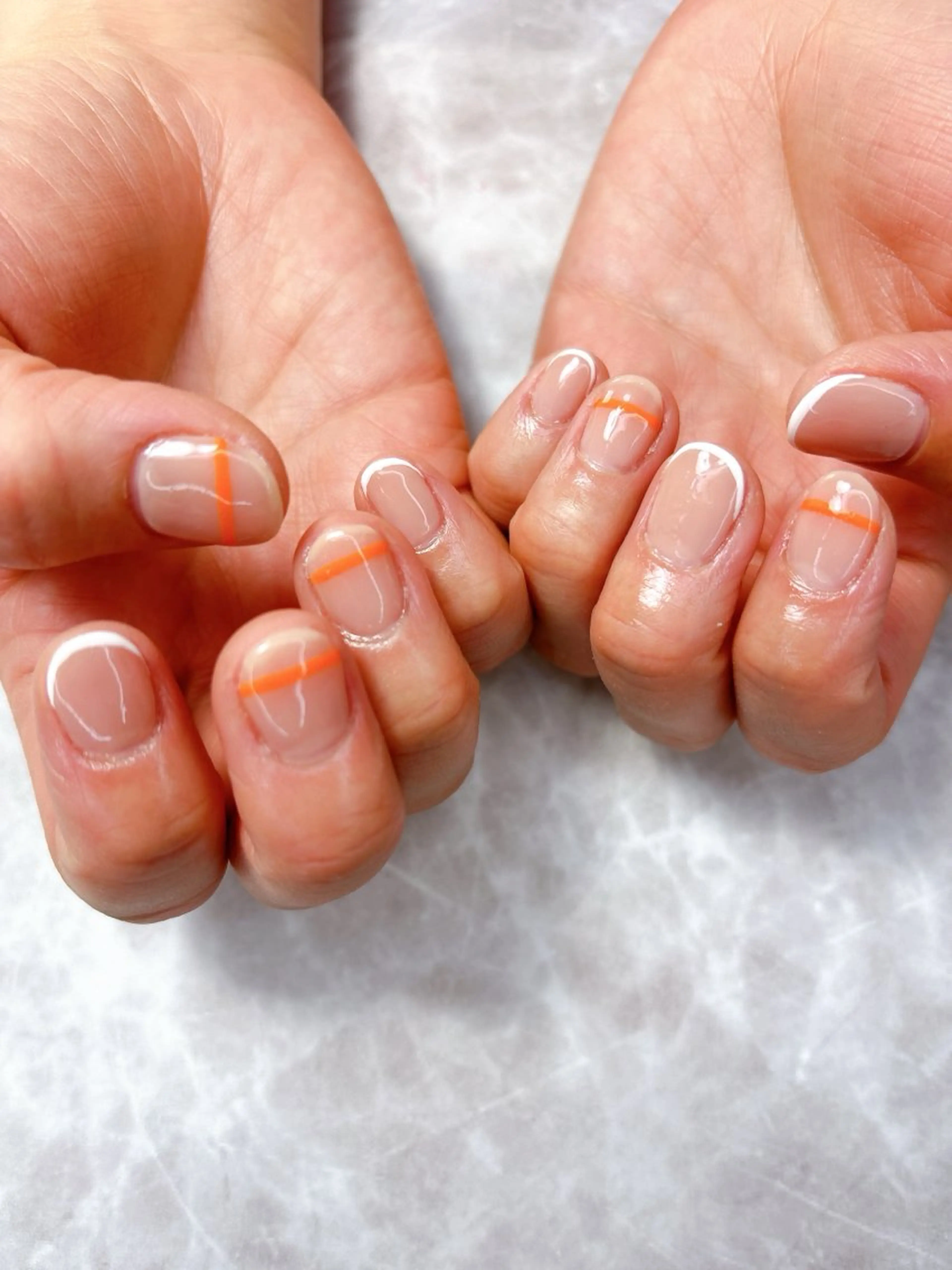 ネイル フレンチネイル ジェシー ネイルのネイルデザイン