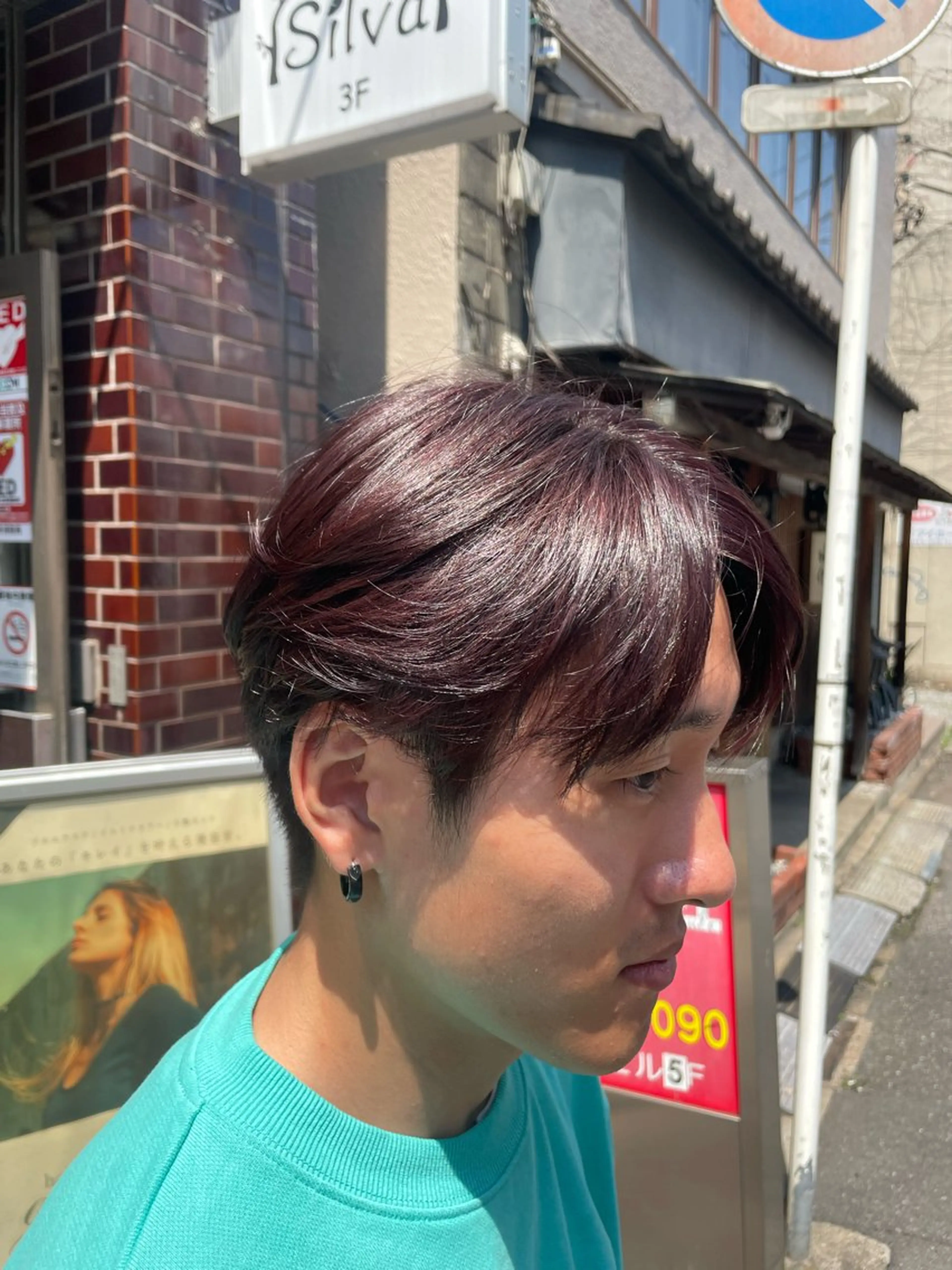 ショート カラー メンズ エクステ ひょう/germeのヘアスタイル