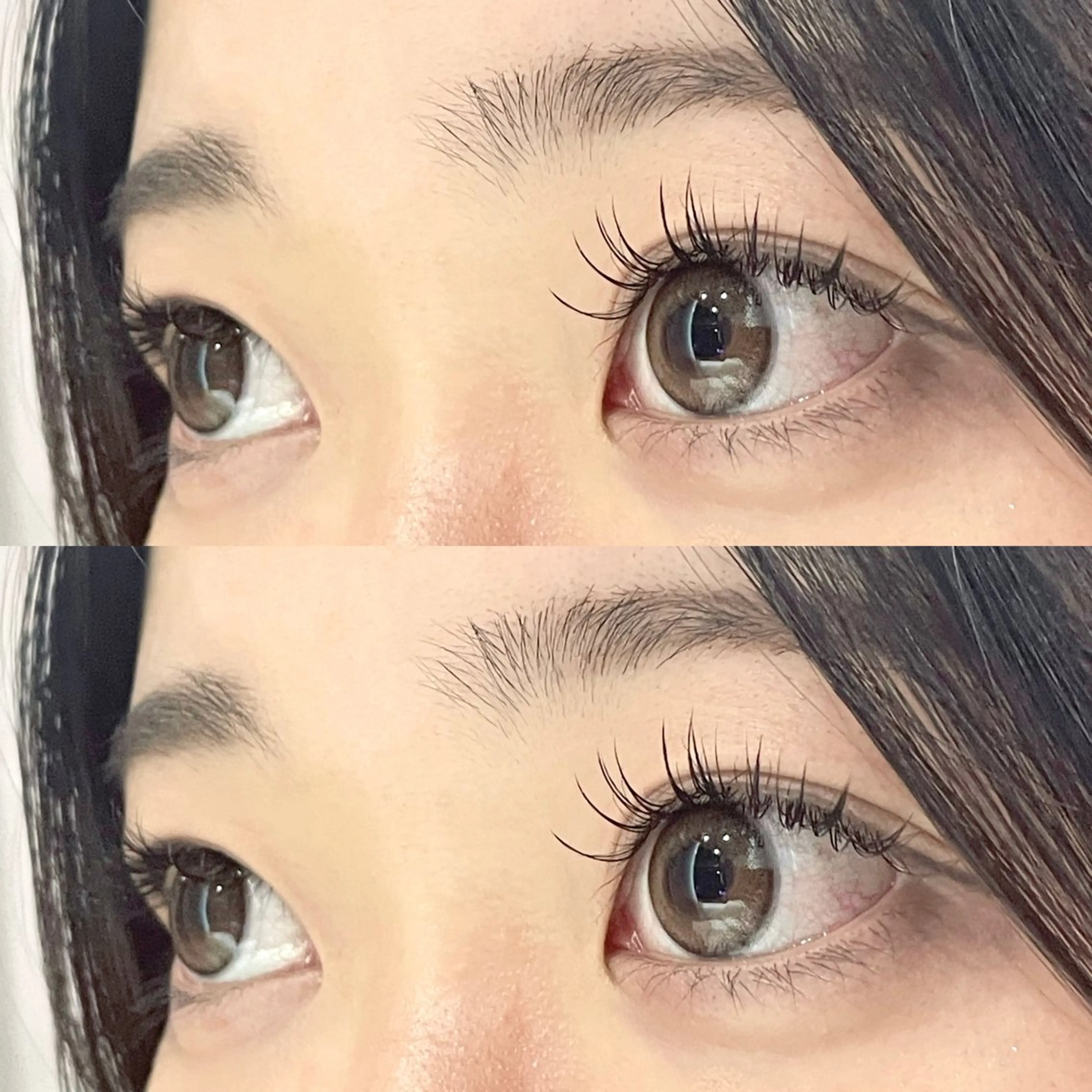フラットラッシュ120本＋束感コーティング仕上げ🎀の写真