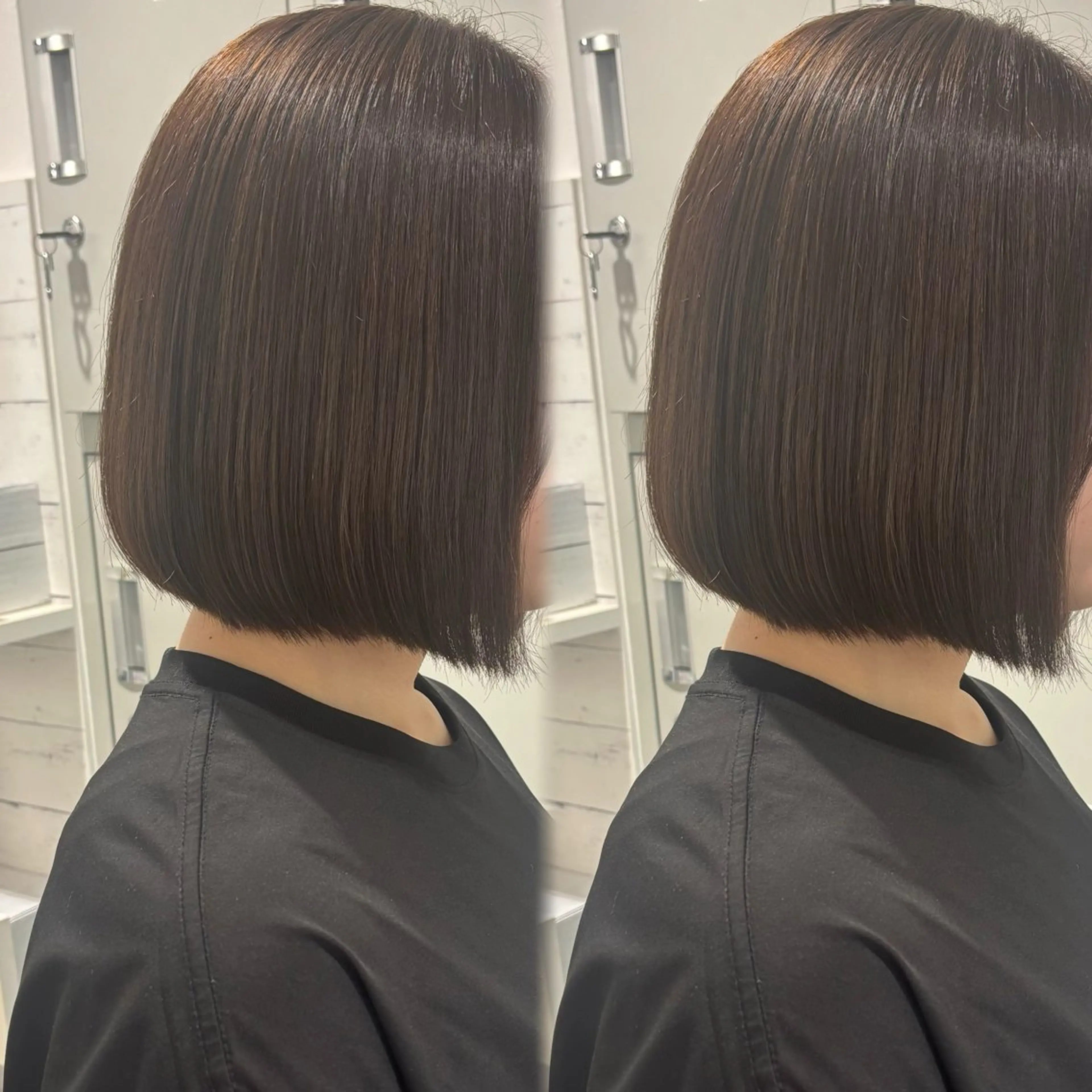 ショート カラー 髪質改善ストレート /暖色カラー🎀🪞のヘアスタイル