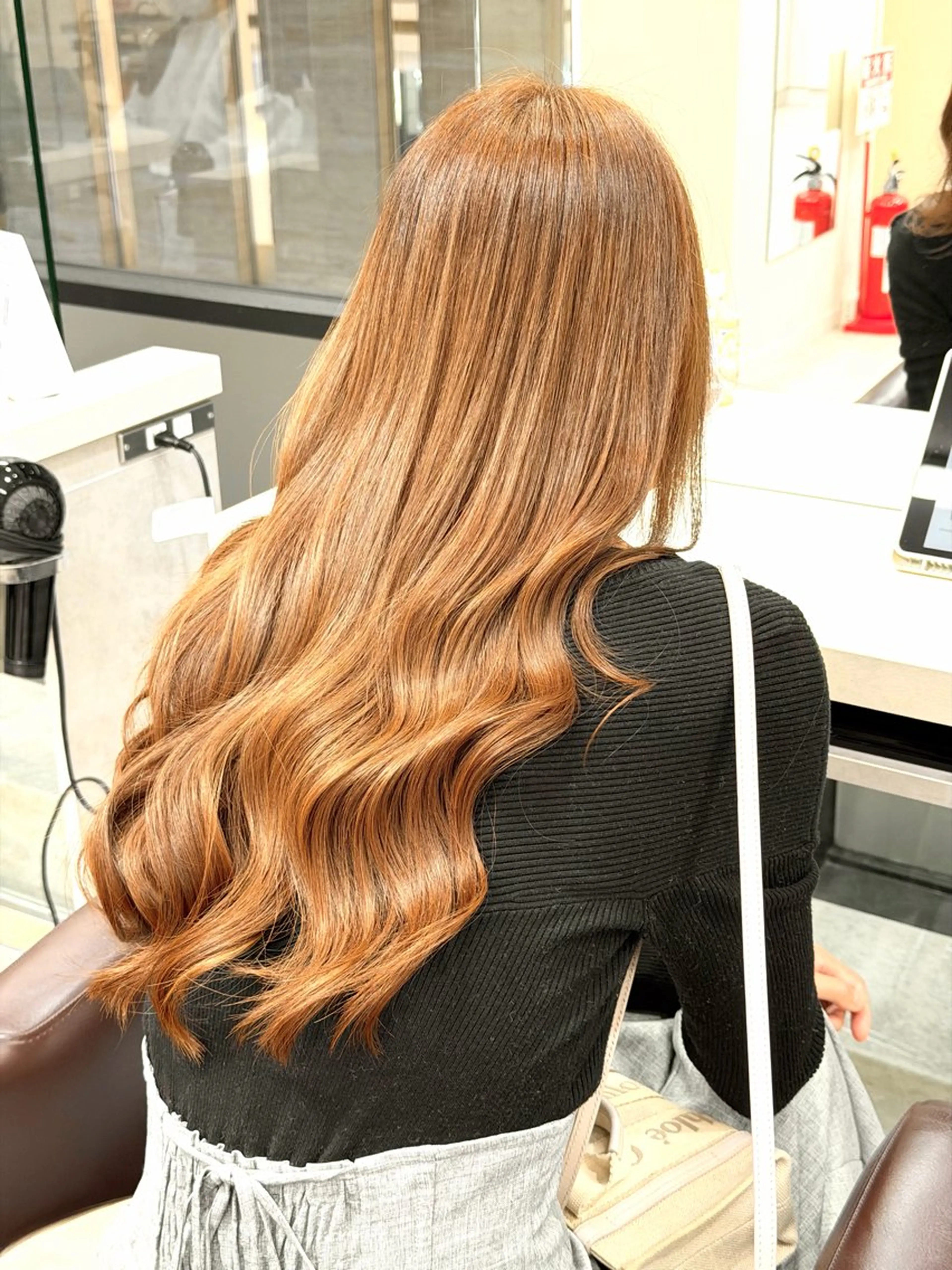 ロング 十場【髪質改善】 【ダブルカラー】のヘアスタイル
