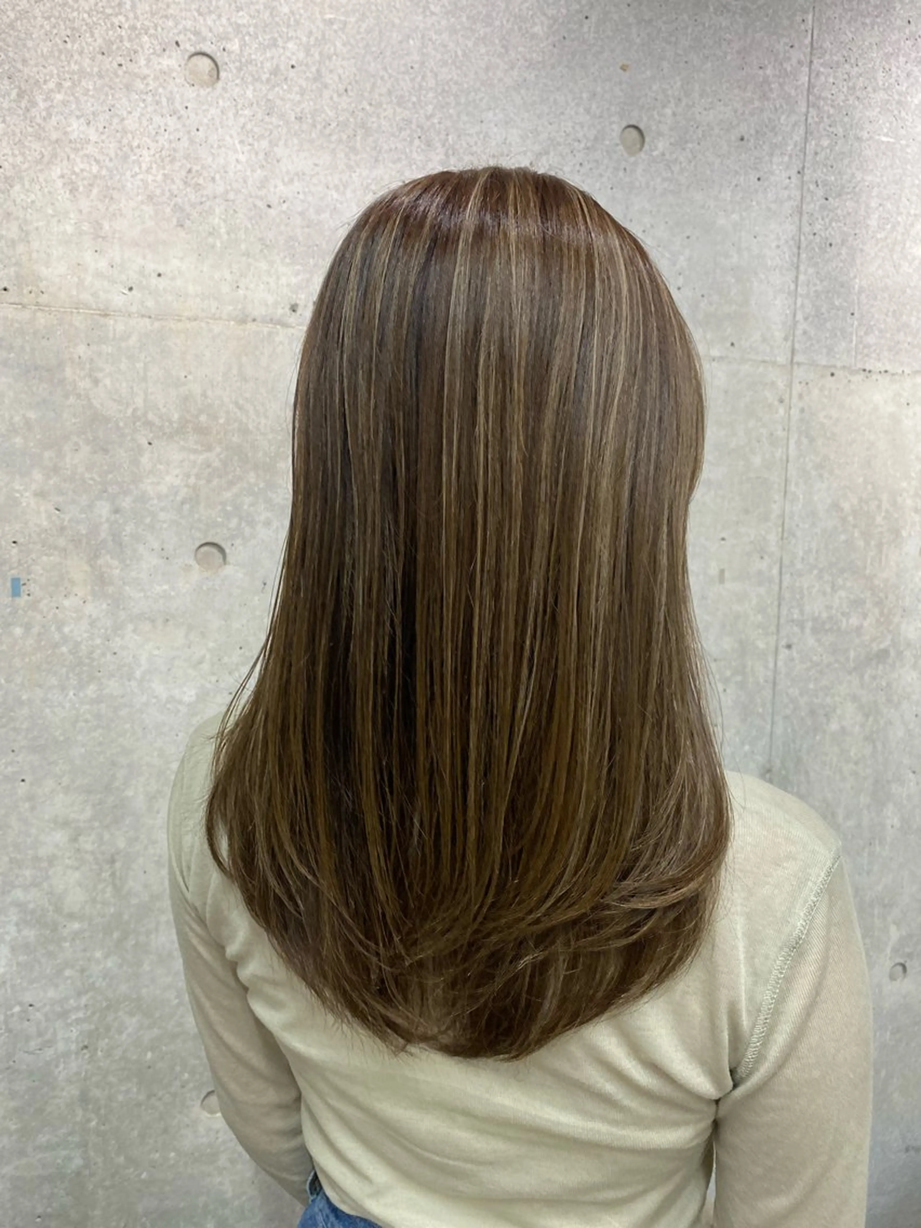 ロング ハイライト カット ヘアカラー 🌼透明感カラー ✳︎eri🌼のヘアスタイル