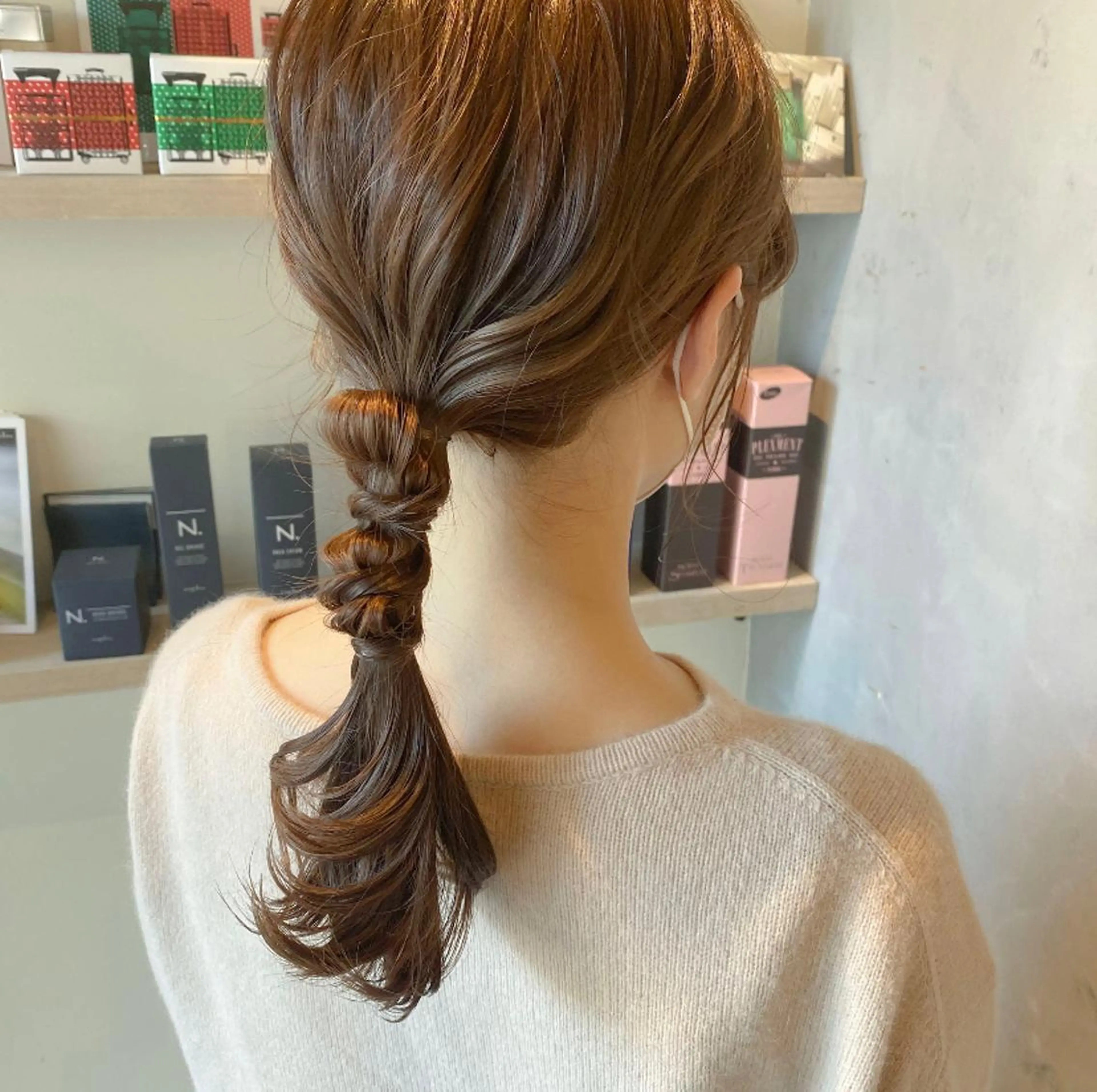 カラー ヘアアレンジ ヘアカラー トリートメント hana ROCCO3rdのヘアスタイル