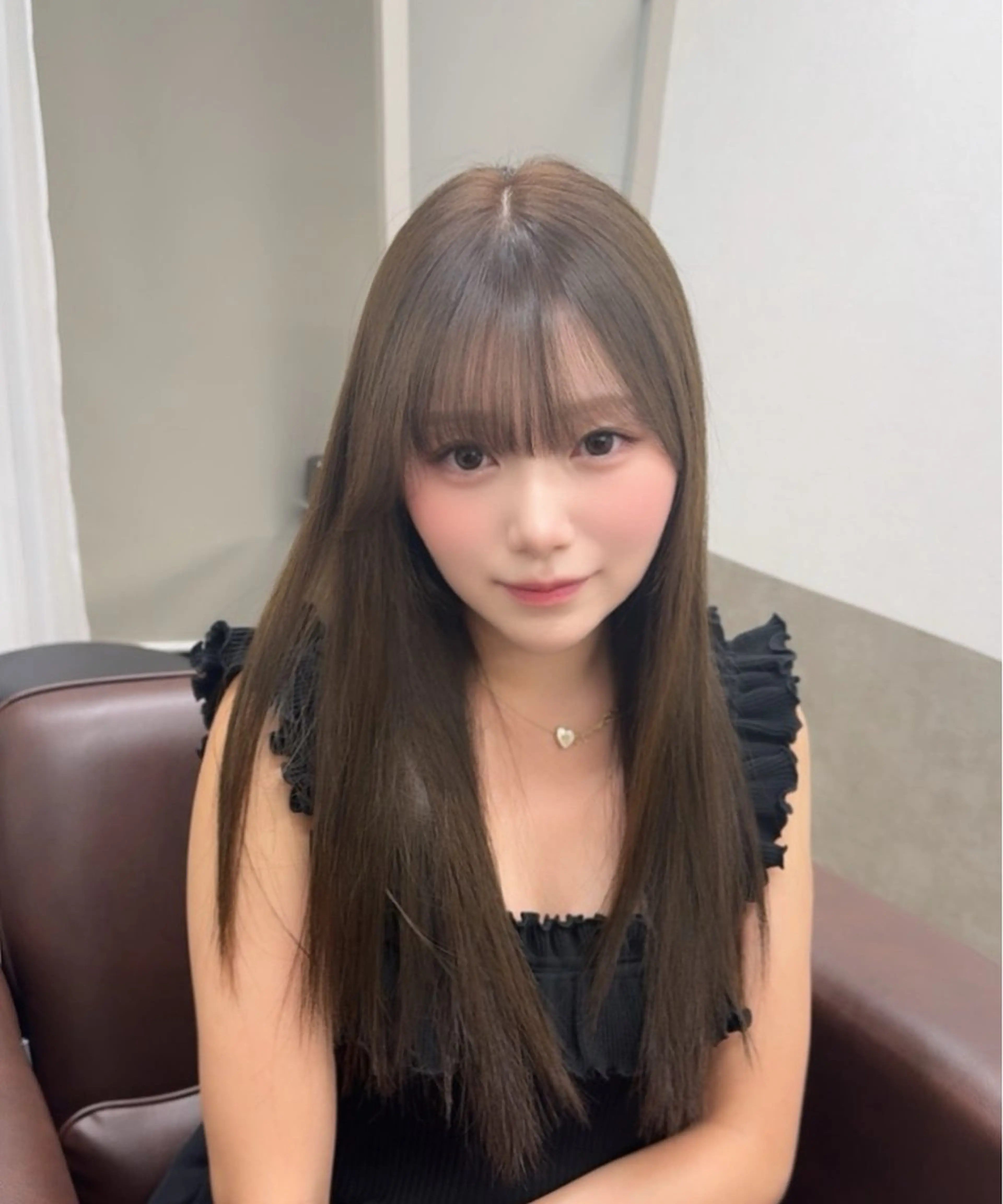 ロング カラー レイヤーカット/ 縮毛矯正🇰🇷早坂のヘアスタイル