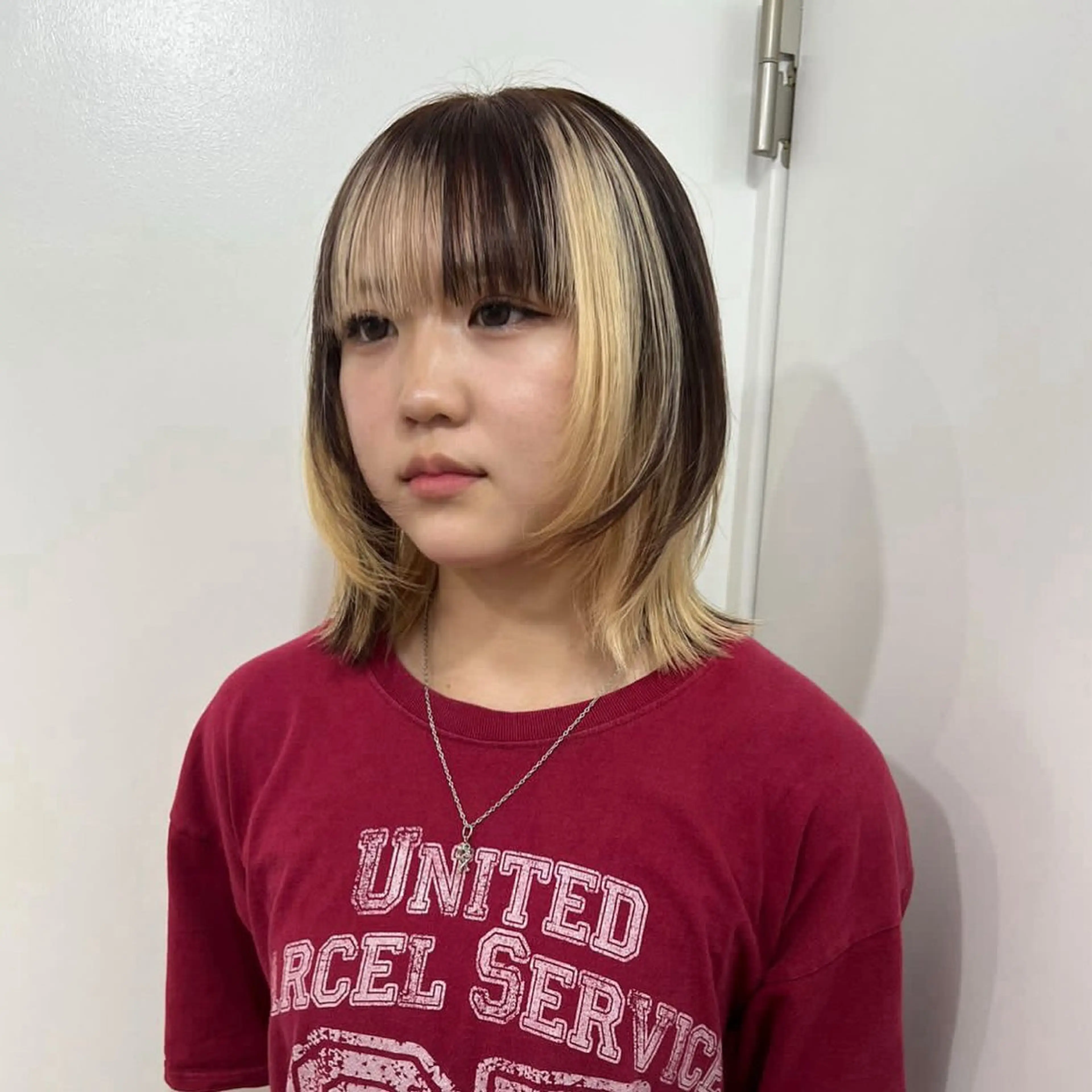 ミディアム ヘアカラー トリートメント 💥ウルフカット デザインあんな💥のヘアスタイル