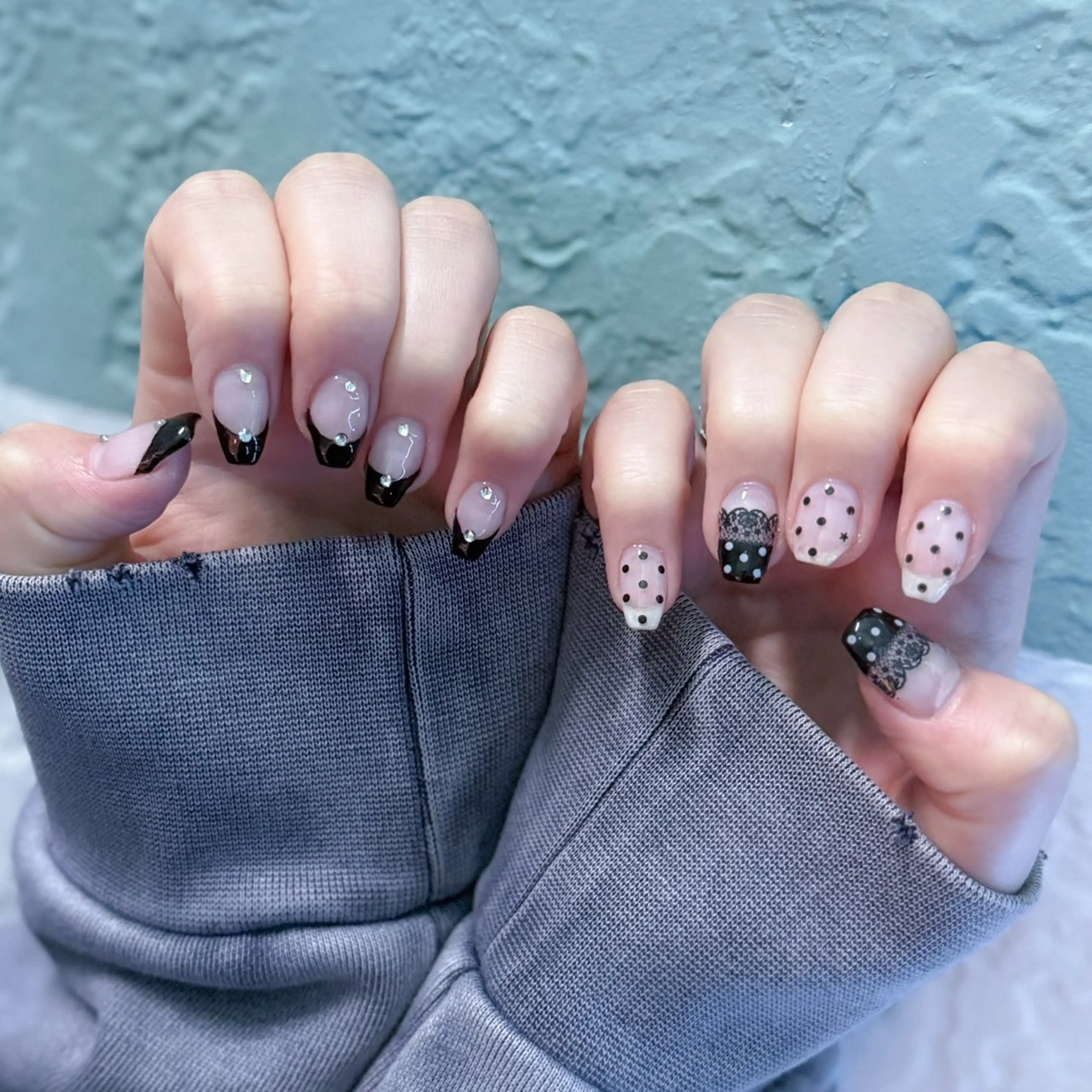 ネイル ハンドネイル ユカ‎𖤐nail 堺筋本町/心斎橋のネイルデザイン