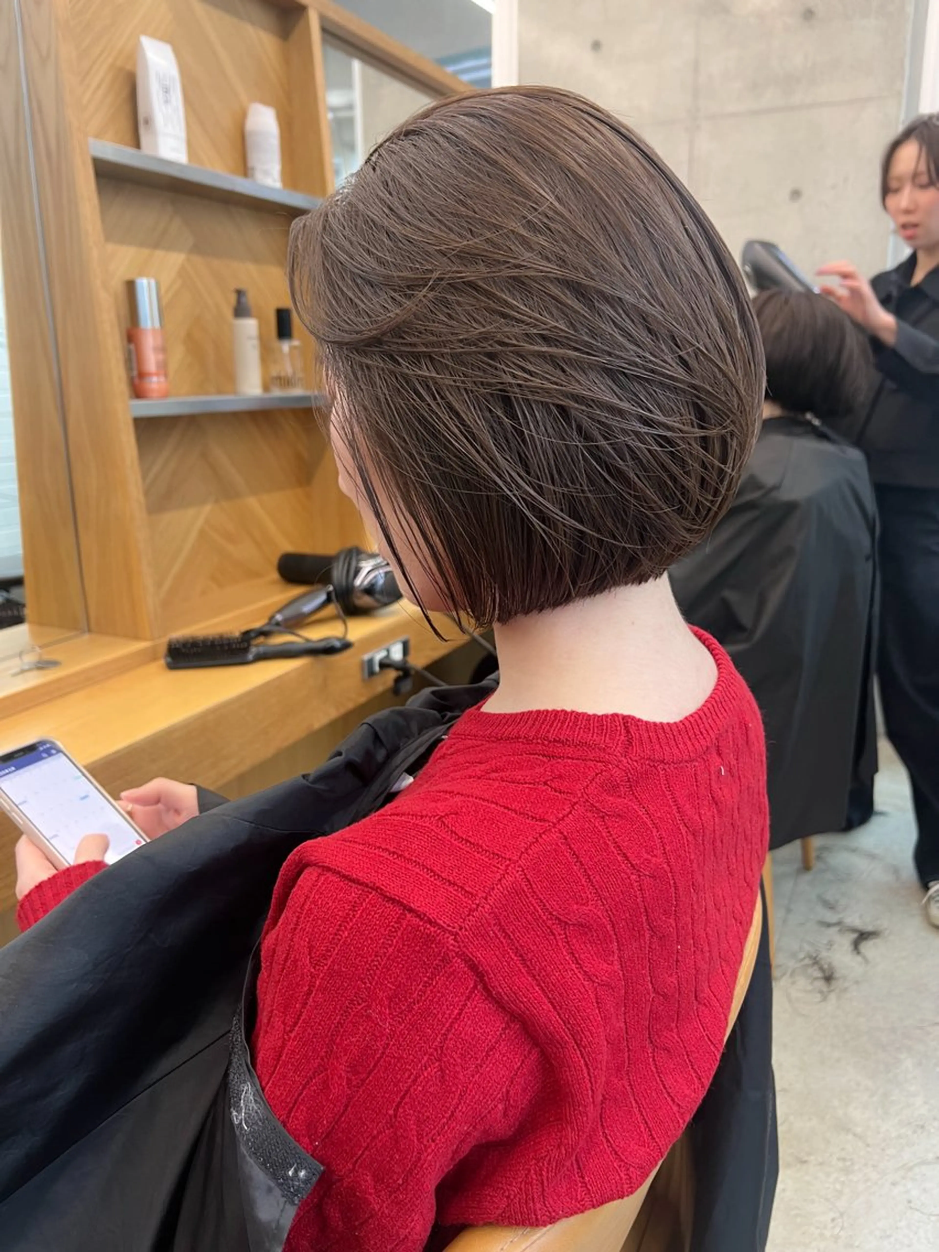 ショート カット ヘアカラー トリートメント ボブ/パーマ 🐕‍🦺Nagiのヘアスタイル