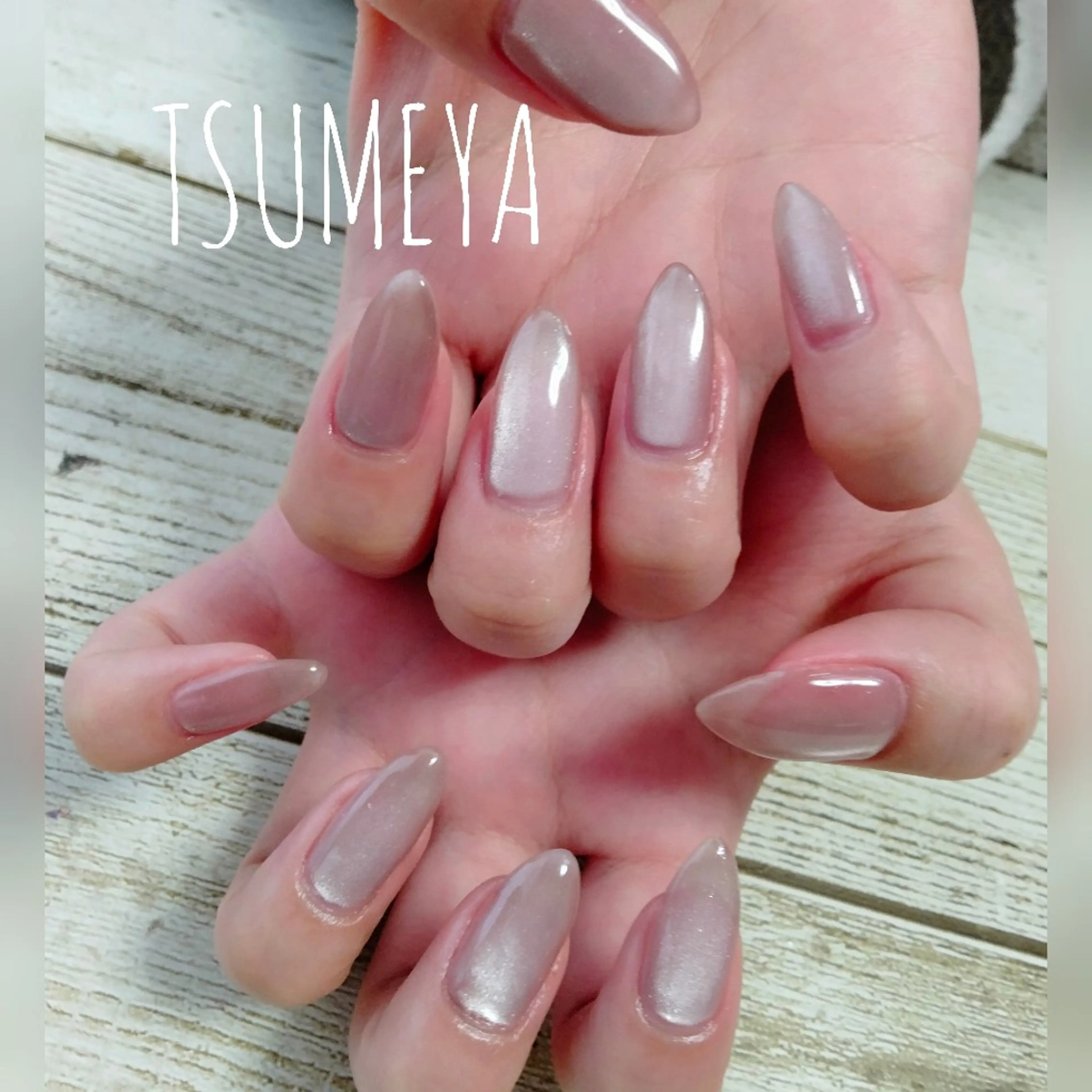 ネイル マグネットネイル ワンカラーネイル _TSUMEYA _のネイルデザイン