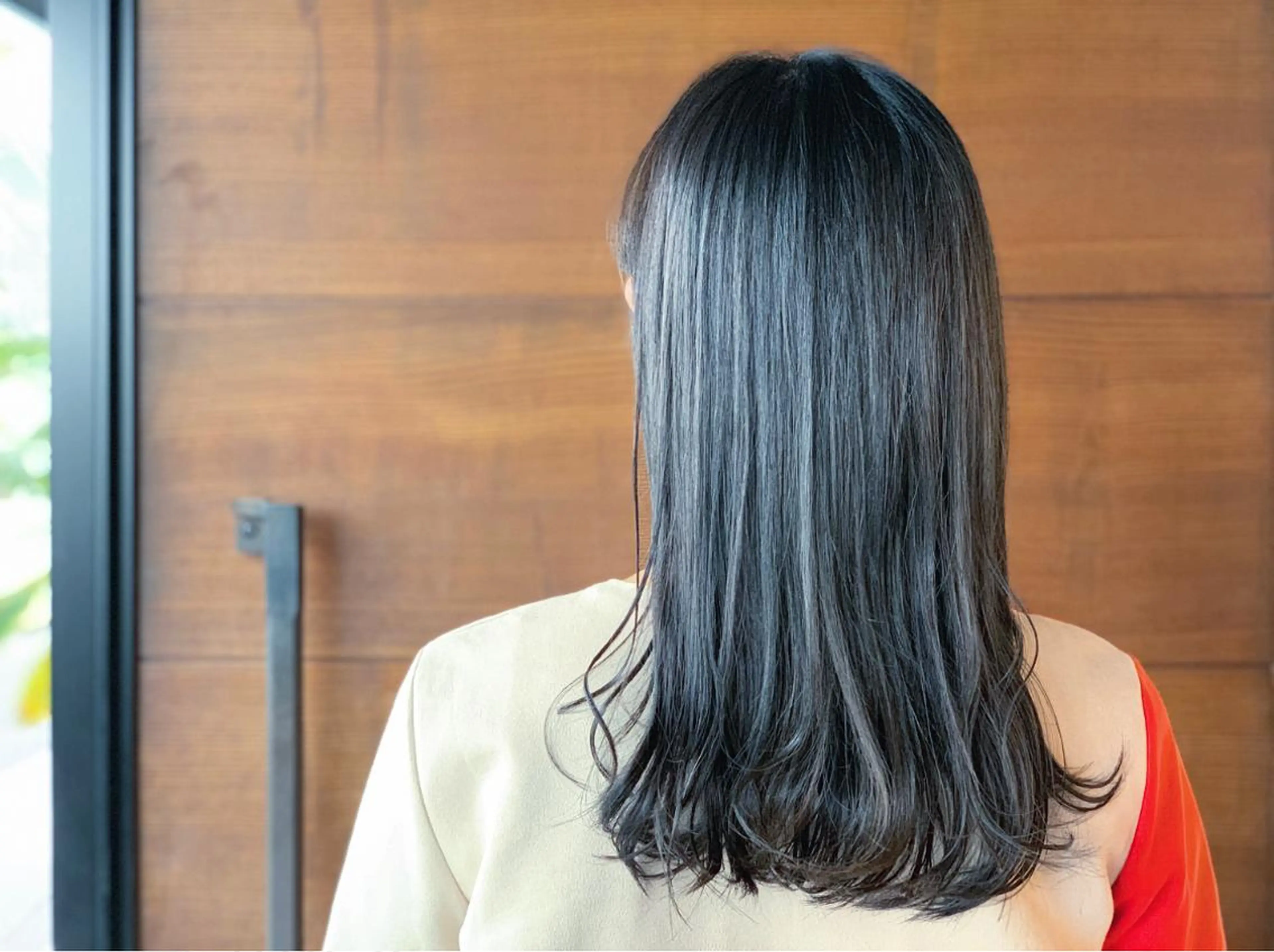 セミロング カラー ブルーカラー 悠 亜のマツエク・マツパデザイン