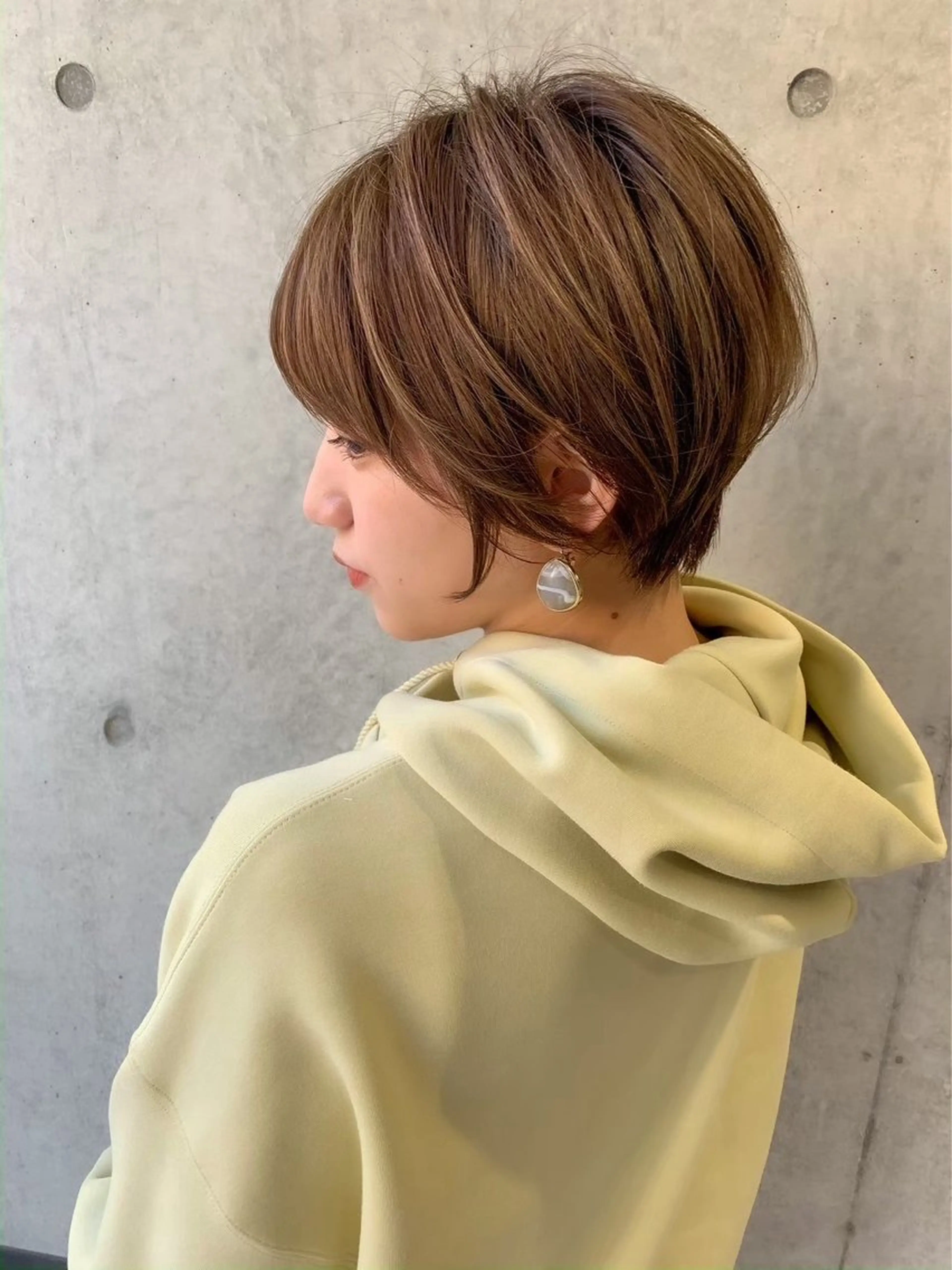 ショート カラー 似合わせボブ🌟 艶髪特化💗村松優斗のヘアスタイル