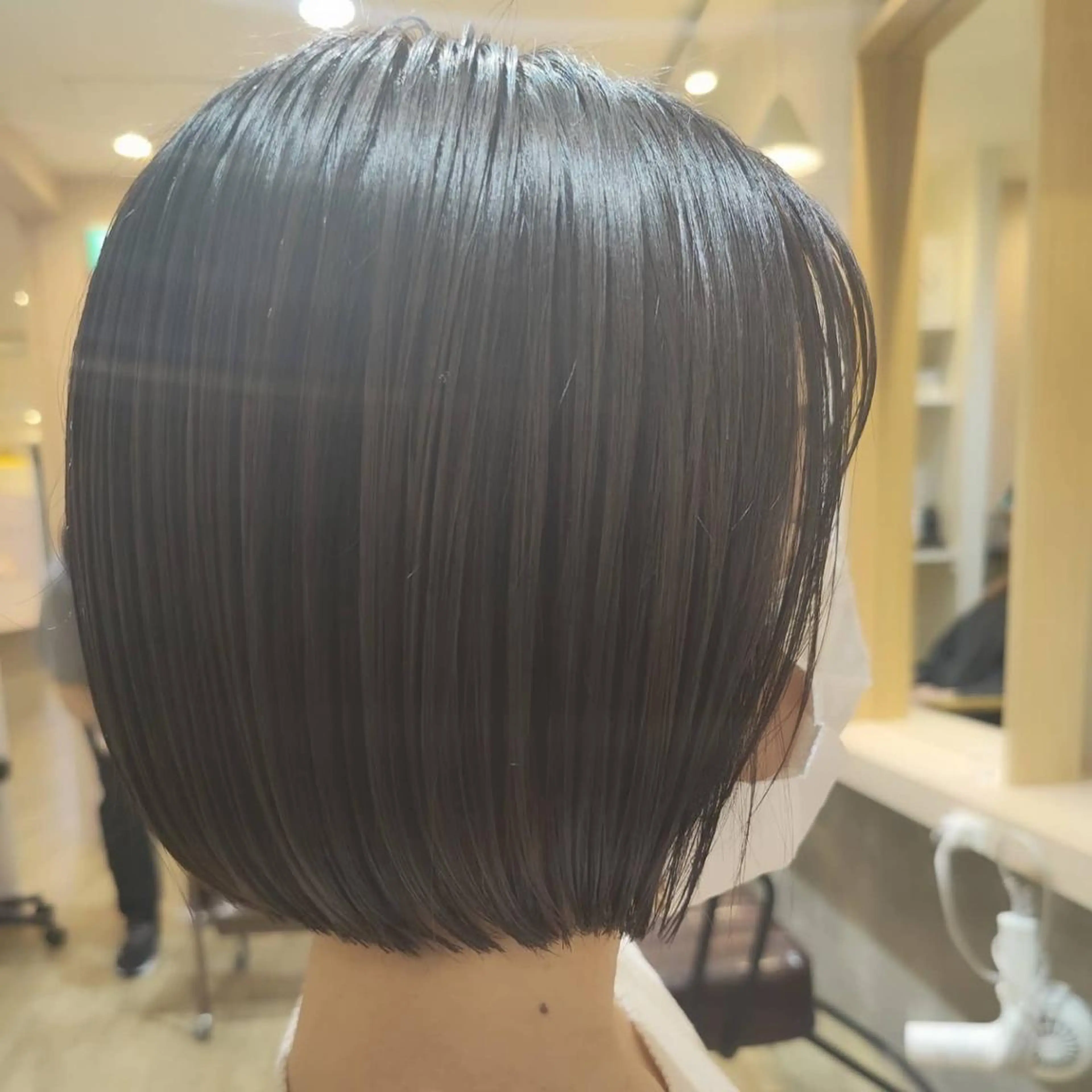 カット＋白髪染めの写真