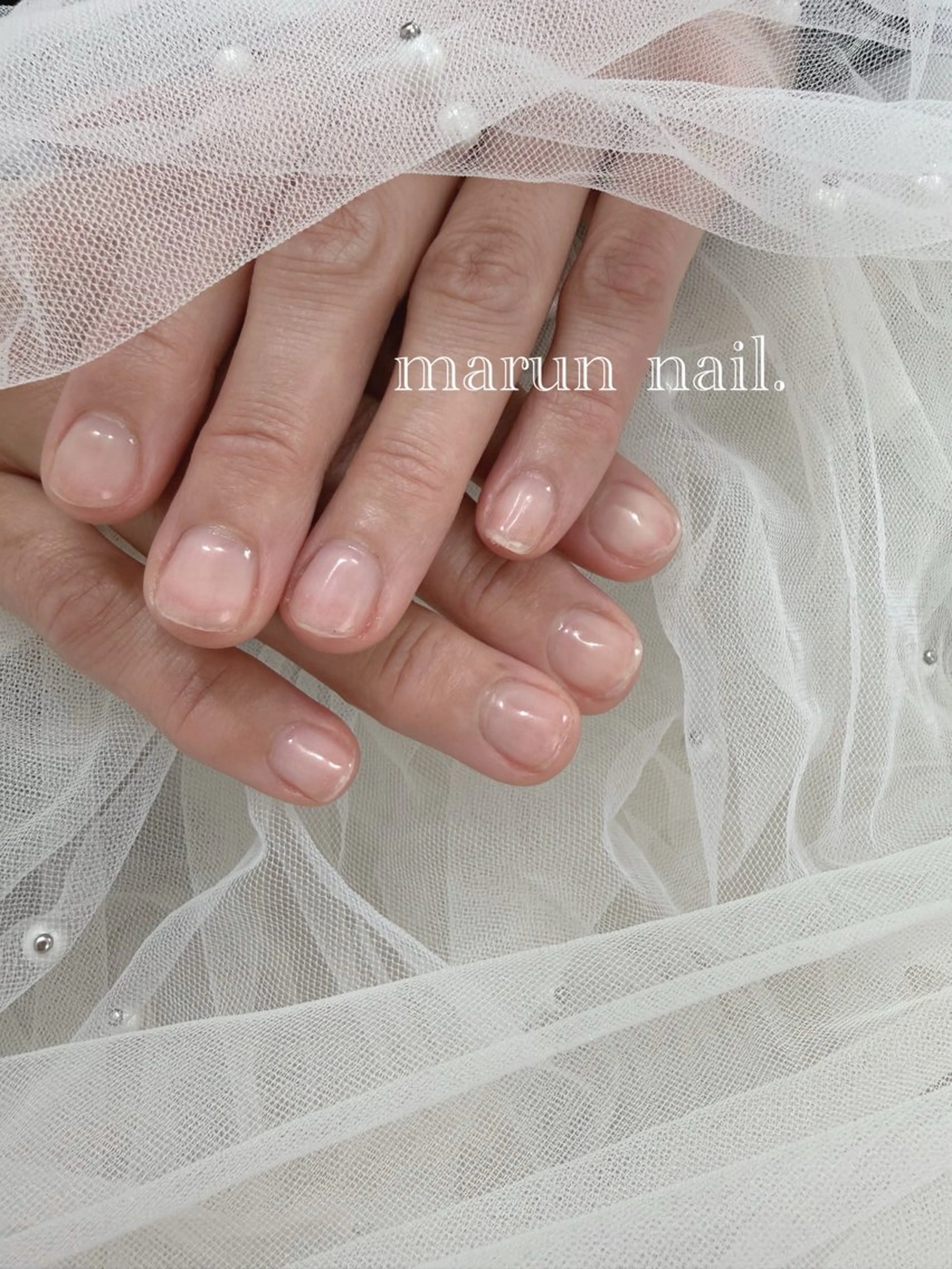 クリアネイルの写真