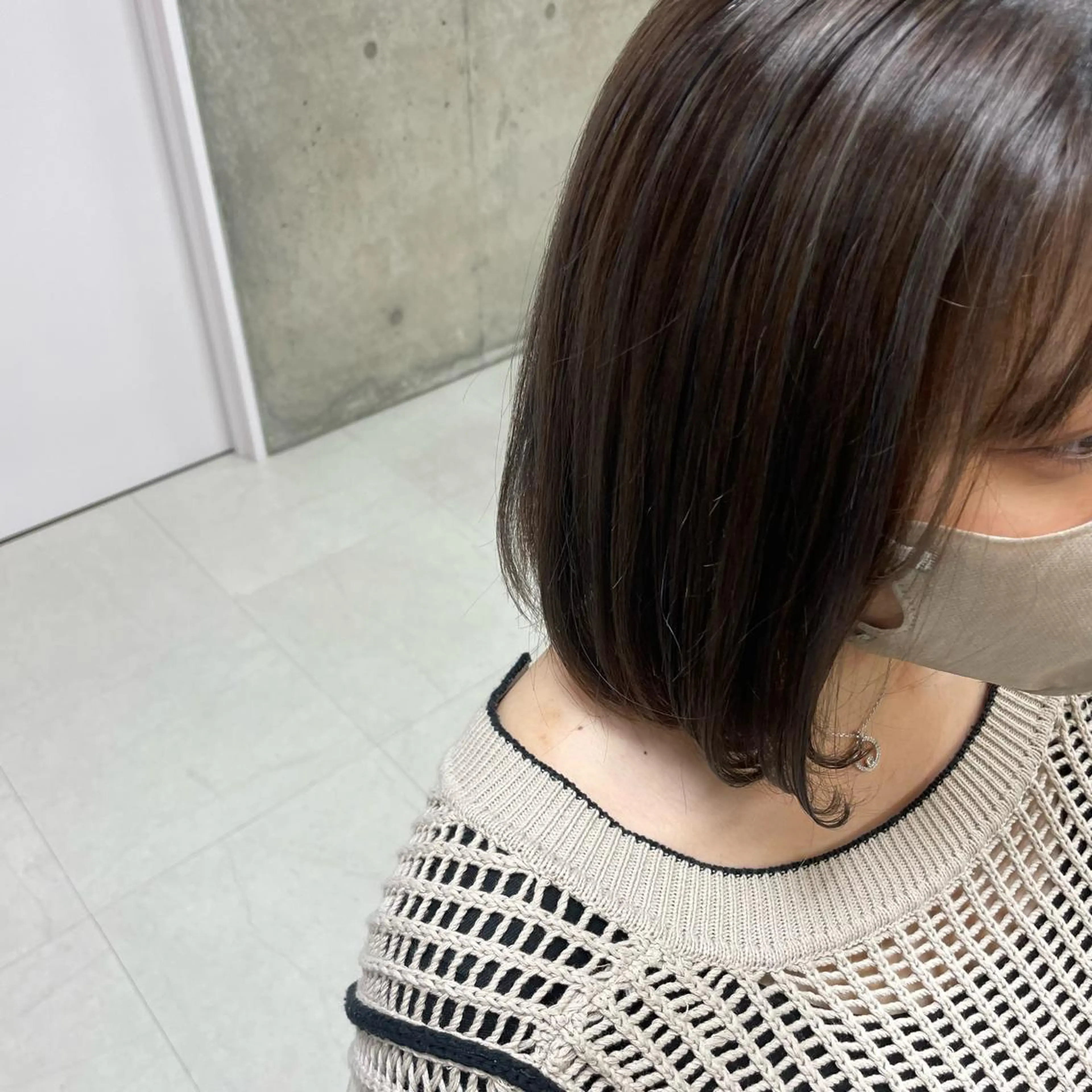 ショート カラー ハイライトカラー ハイライト カット ヘアカラー トリートメント 坂本 沙也加のヘアスタイル