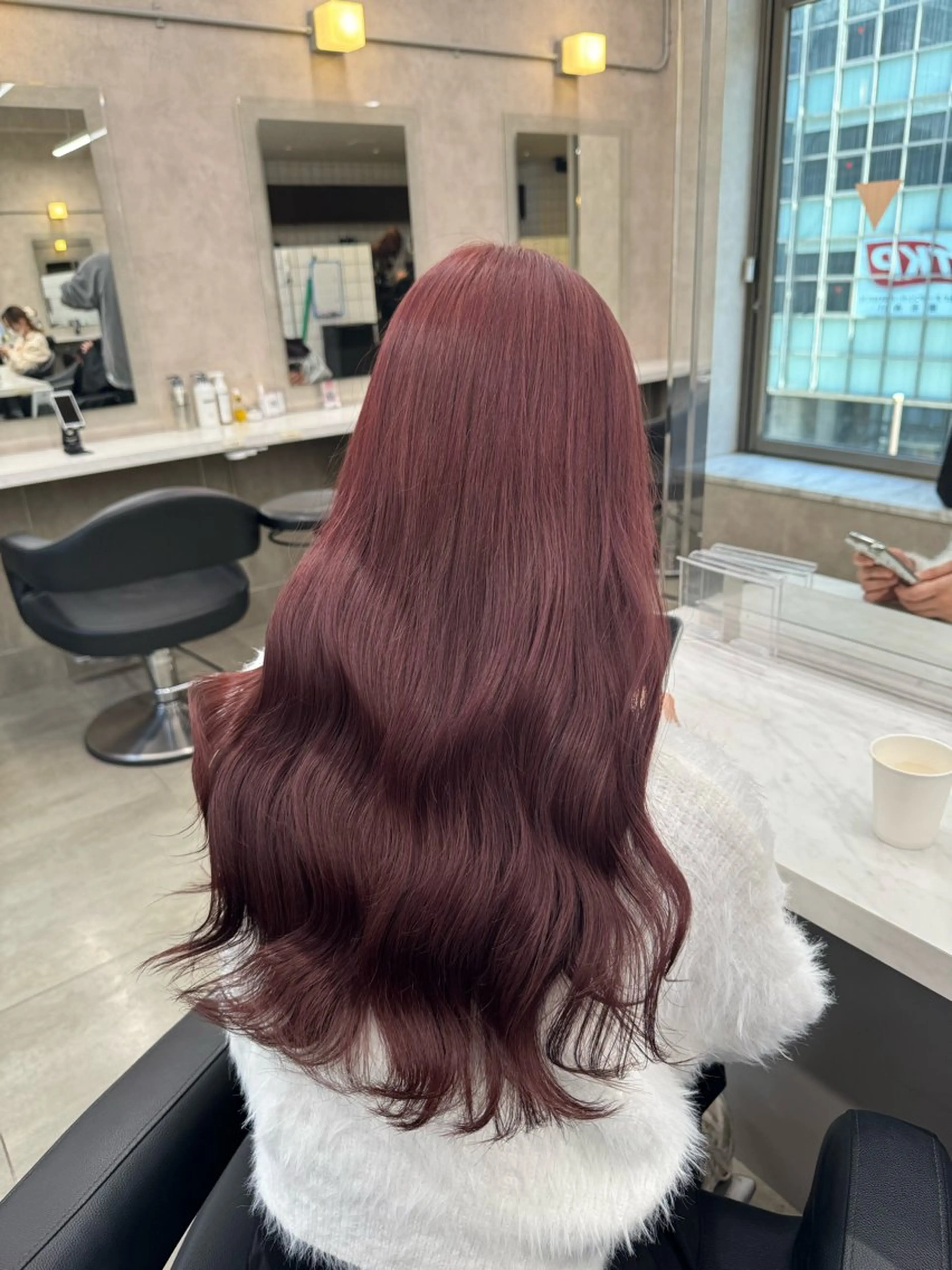 ロング カラー パーマ ヘアアレンジ メンズ キッズ 韓国系🇰🇷🩶 艶暗髪/MEIのヘアスタイル