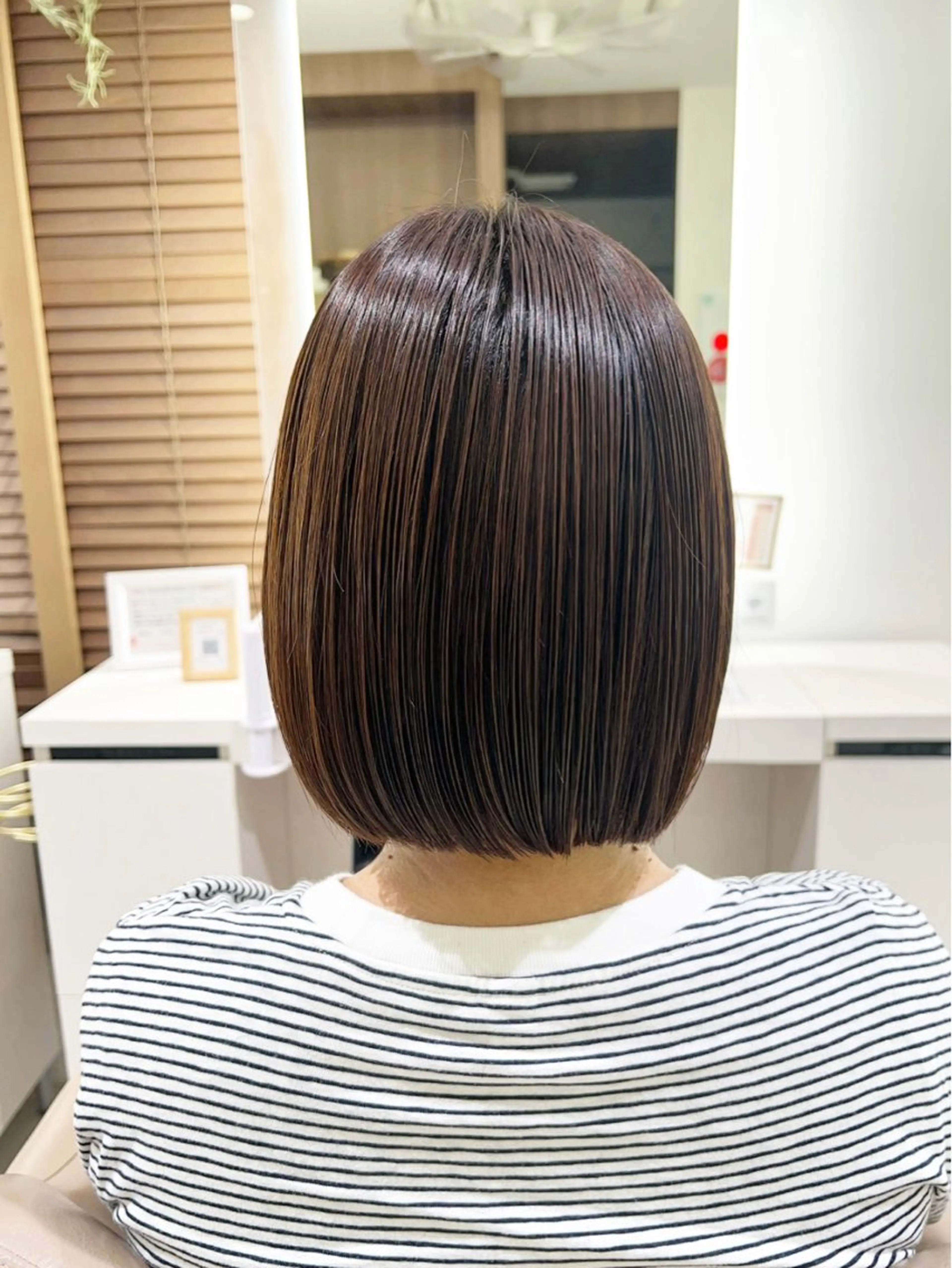 ショート 髪質改善 カット 縮毛矯正 トリートメント 三箇島陽香/髪質改善 クロスパーマ縮毛矯正のヘアスタイル