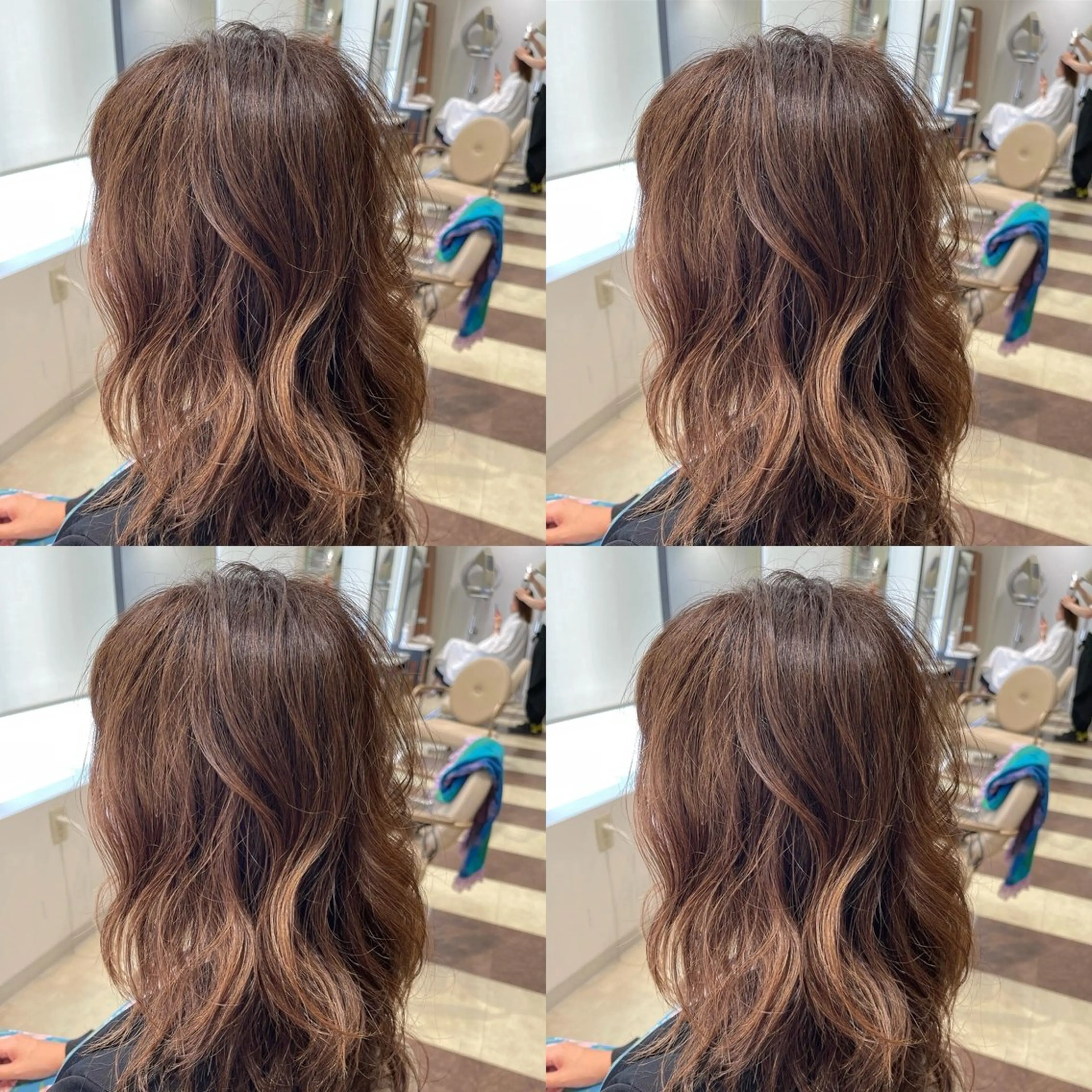 セミロング カラー パーマ ✨ギャップNO1✨ 工藤大輔のヘアスタイル