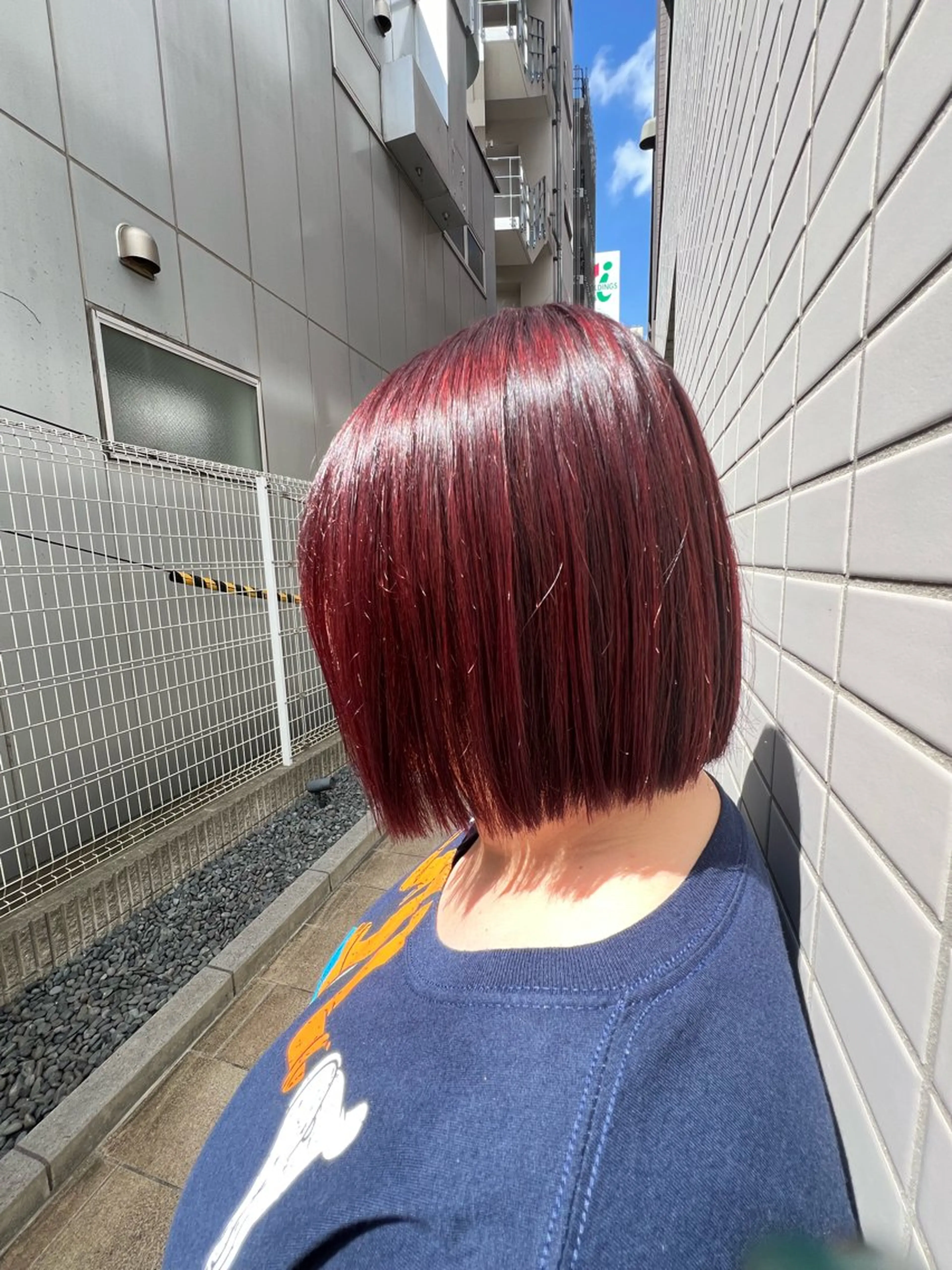 ショート カラー レッドカラー 髪質改善 縮毛矯正 トリートメント 髪質改善/レイヤー カット🩵Ami🩵のヘアスタイル