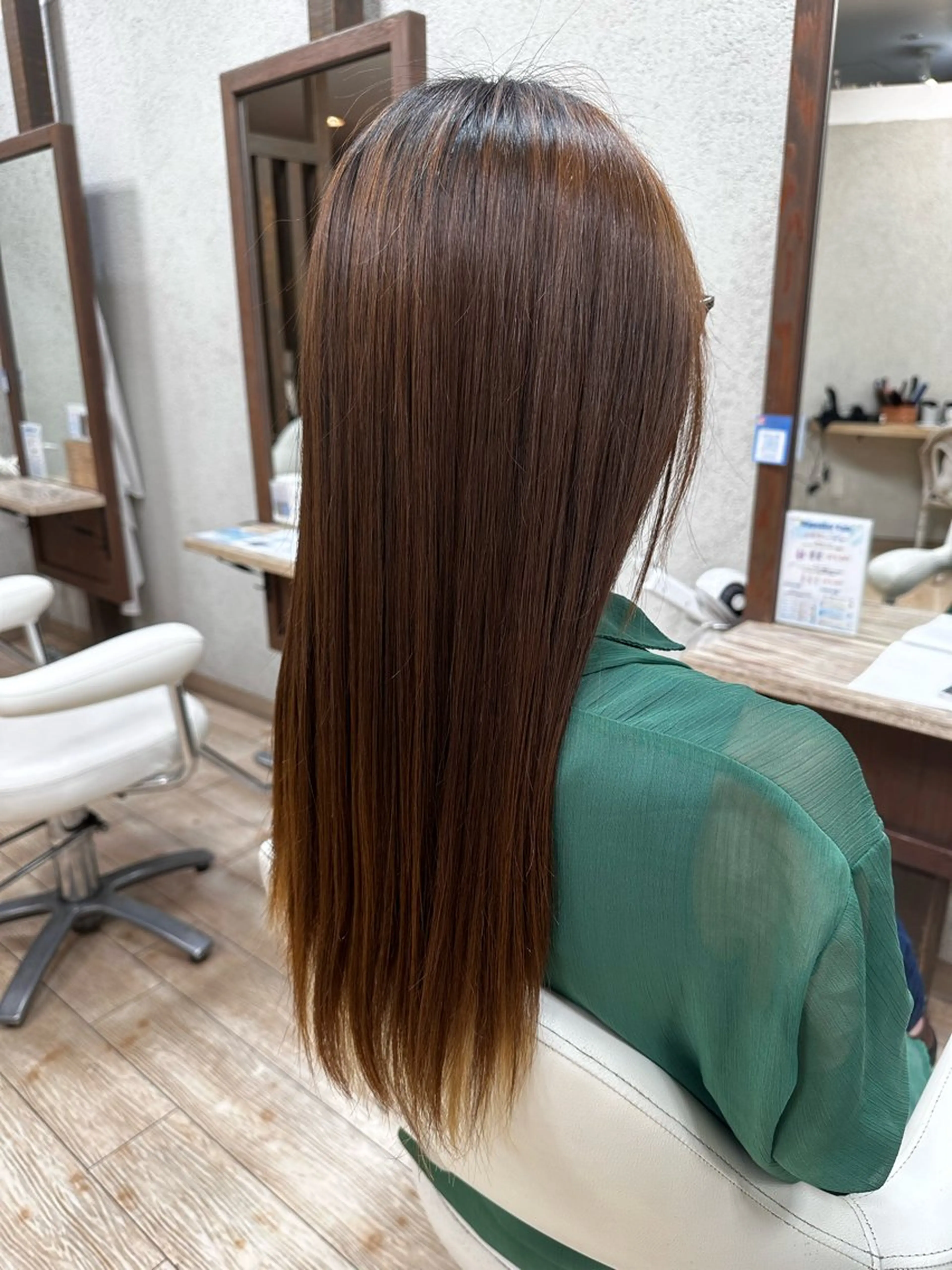 縮毛矯正コース20%offの写真