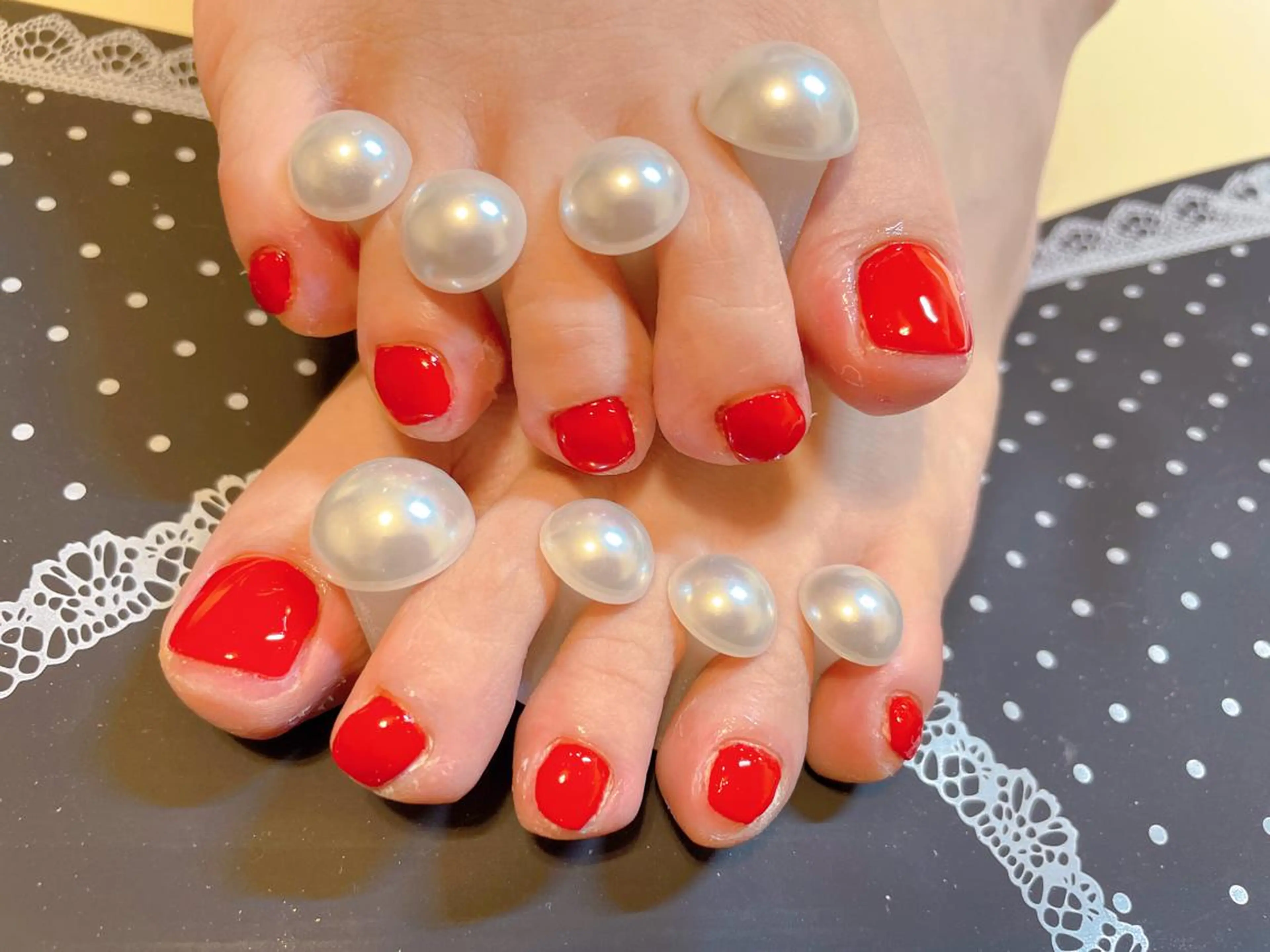 【フット】ワンカラー　オフ込みケア付き&の写真