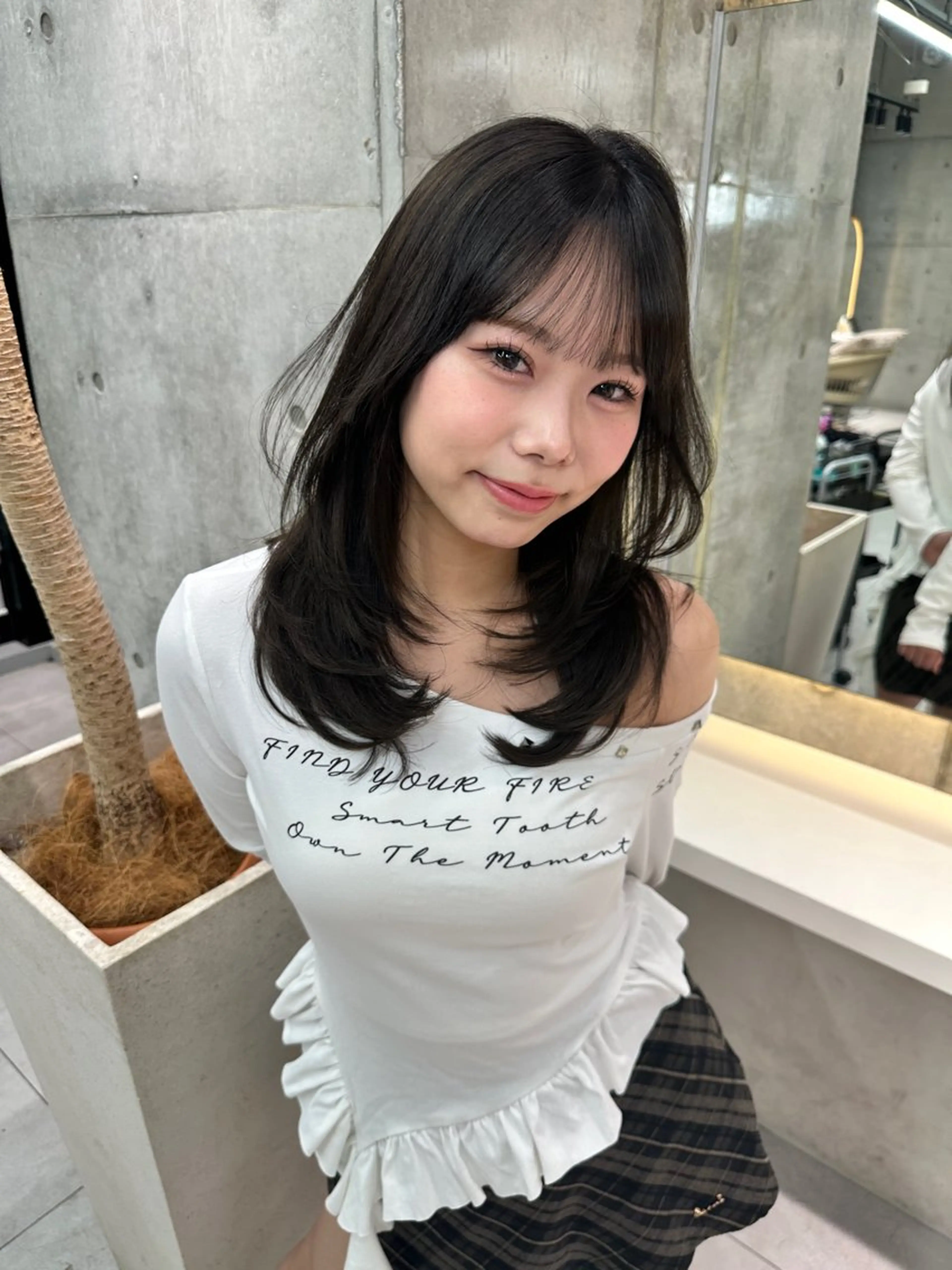 セミロング カラー カット ヘアカラー トリートメント 《髪質改善✖️オリー ブ🧸》小嶋拓也のヘアスタイル