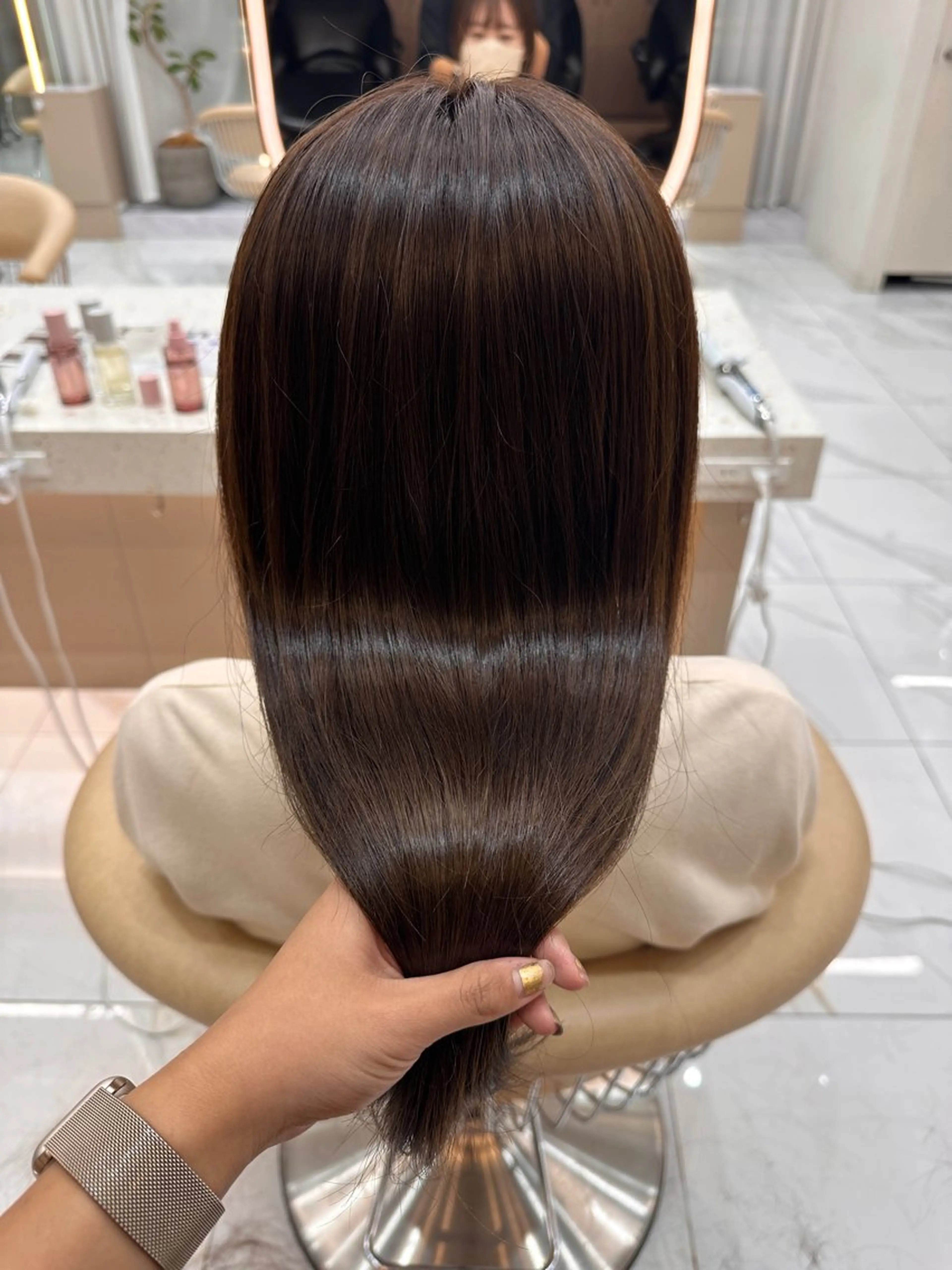 セミロング カットモデル募集 長谷川のヘアスタイル