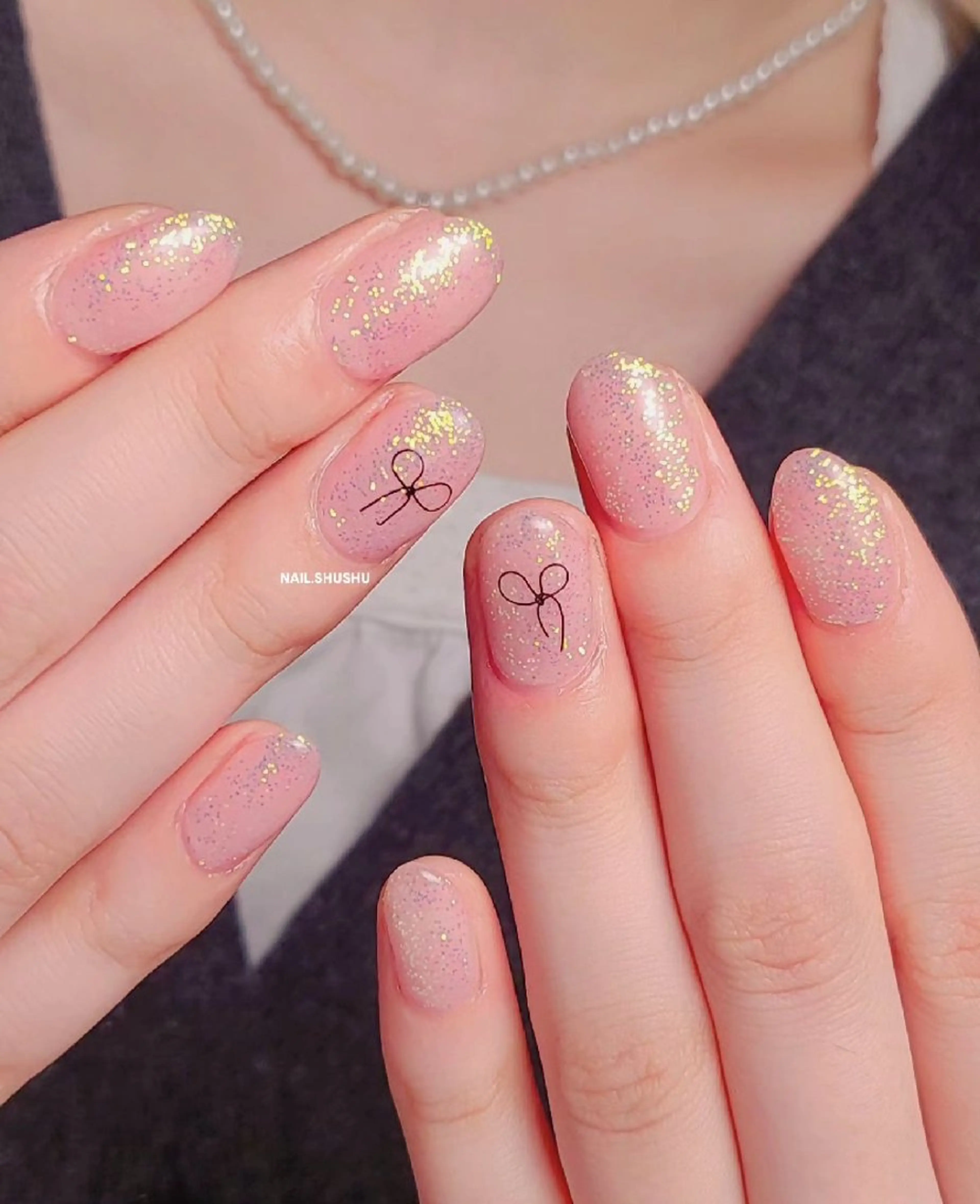 ネイル 持ち込み ニュアンスネイル ワンカラーネイル シンプルネイル 冬ネイル 3dパーツ/流行り 👧shushu❤️のネイルデザイン