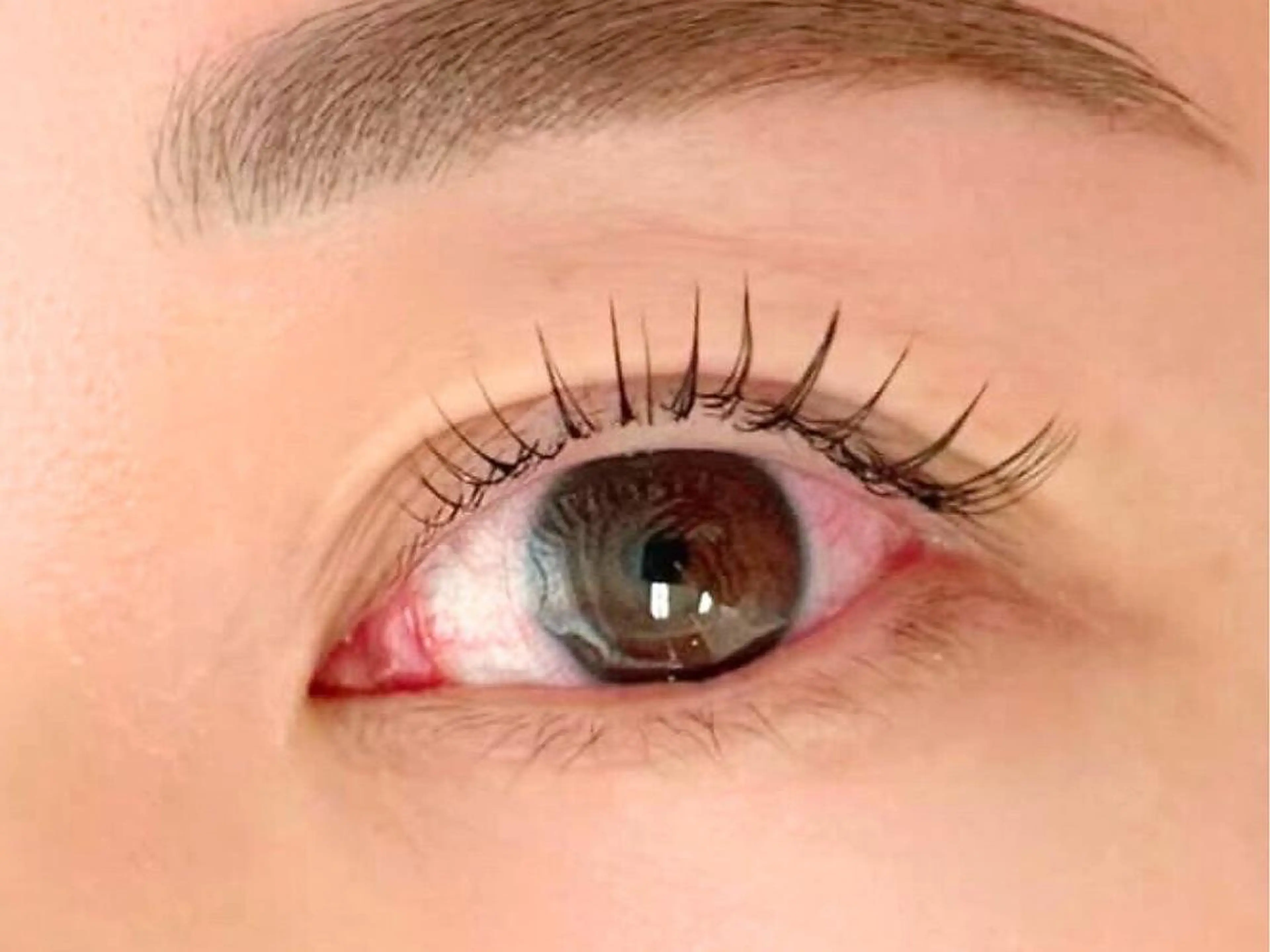 まつげエクステ【フラットラッシュ80本】の写真