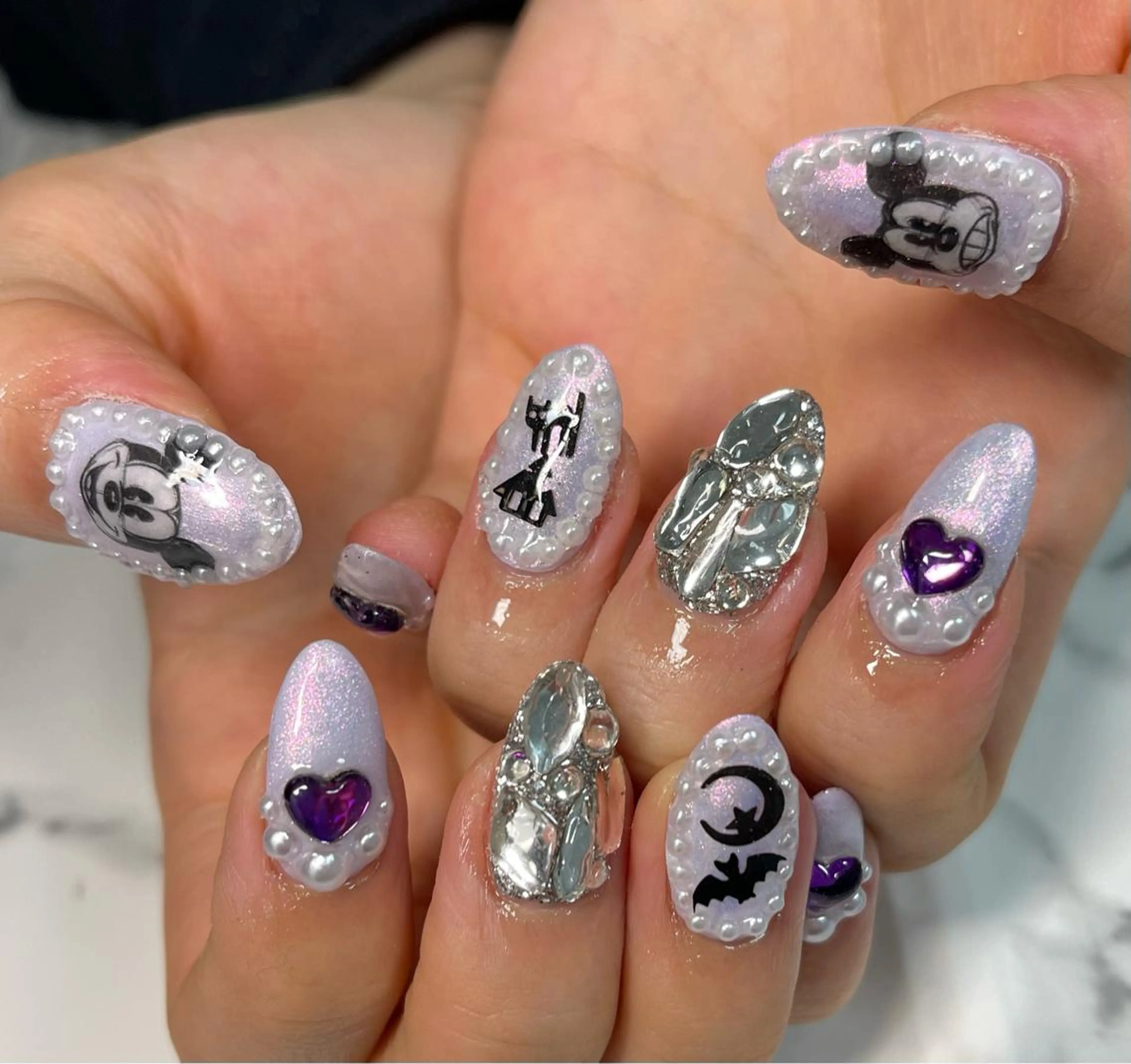 ネイル ジェルネイル 韓国ネイル ロングネイル ミラーネイル ニュアンスネイル ハンドネイル celica所属・松田 由真のネイルデザイン