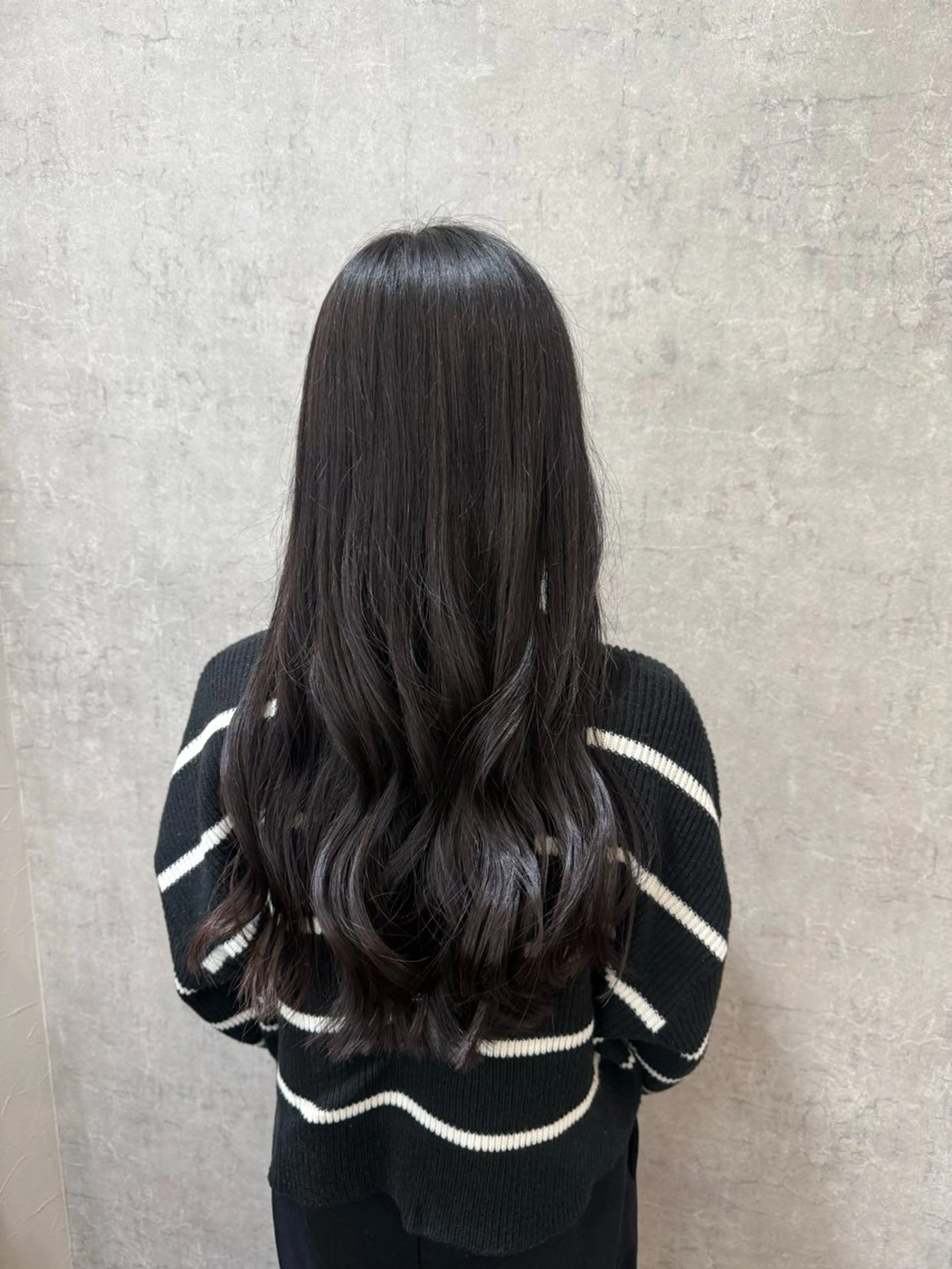 セミロング カット レイヤー/コテパーマ 松本　希愛のヘアスタイル