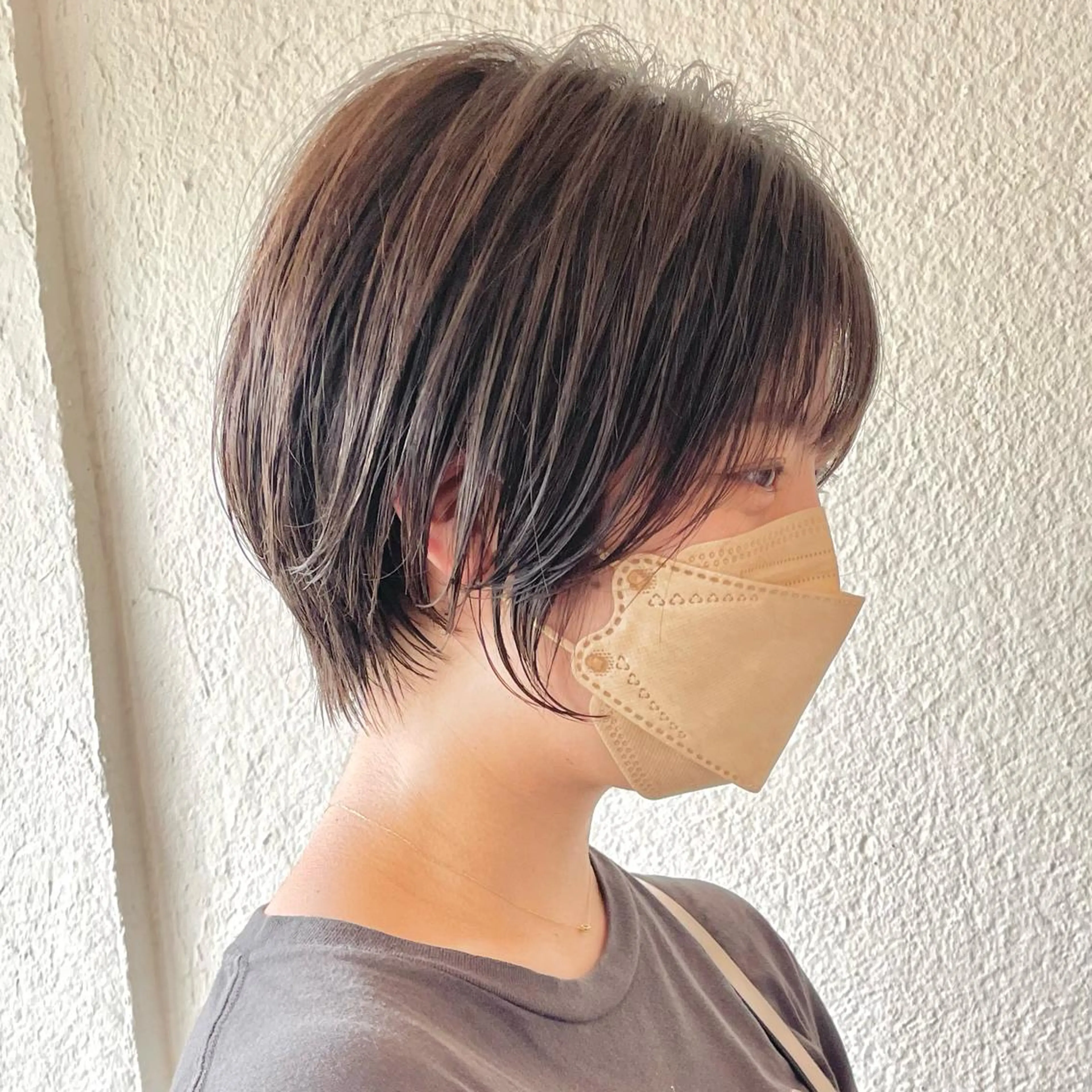 ショート カラー ショートヘア カット ヘアカラー トリートメント 髪質改善特化 谷口祐綺のヘアスタイル