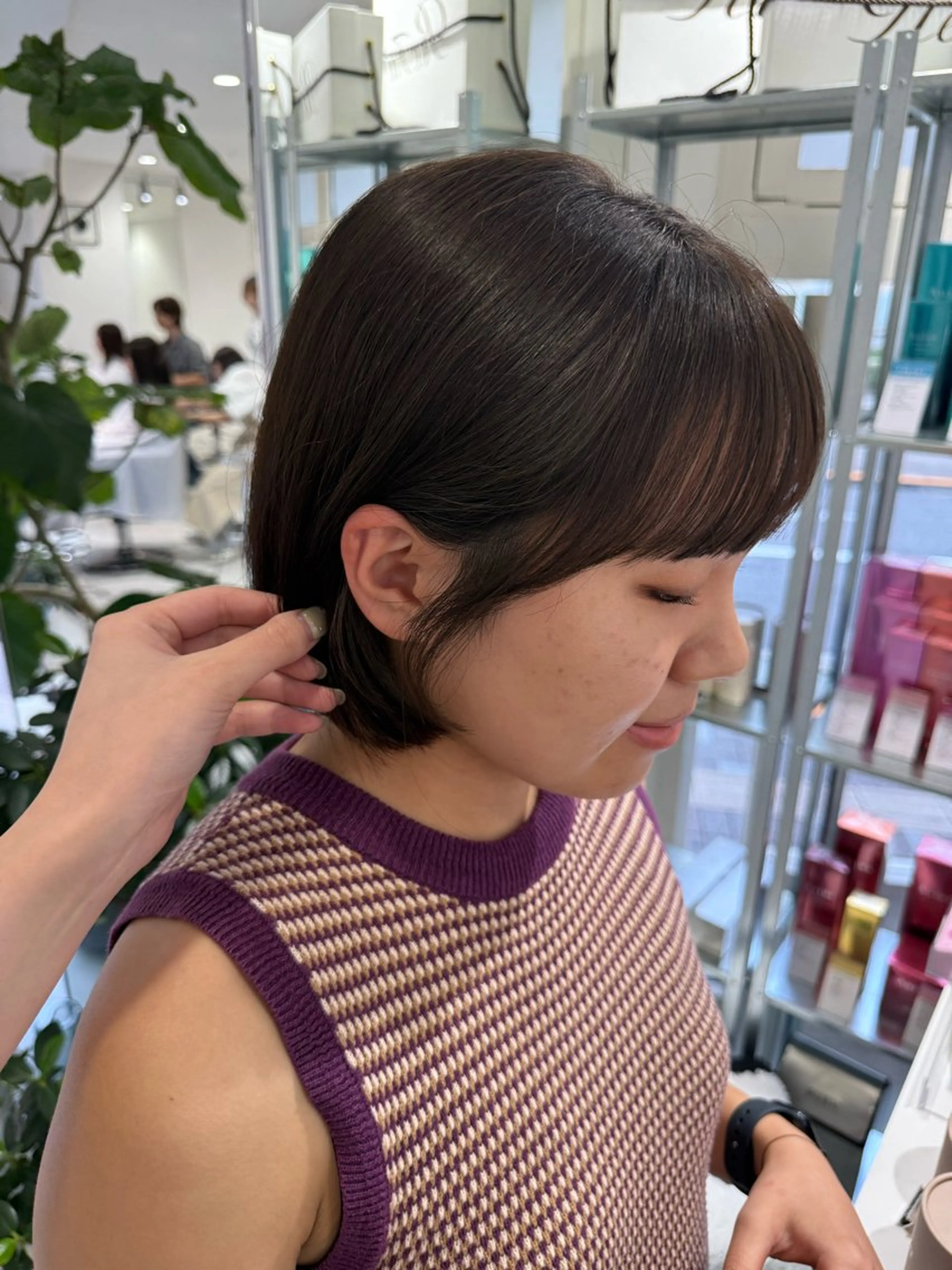 ショート やま/トレンドカラー /カットのヘアスタイル