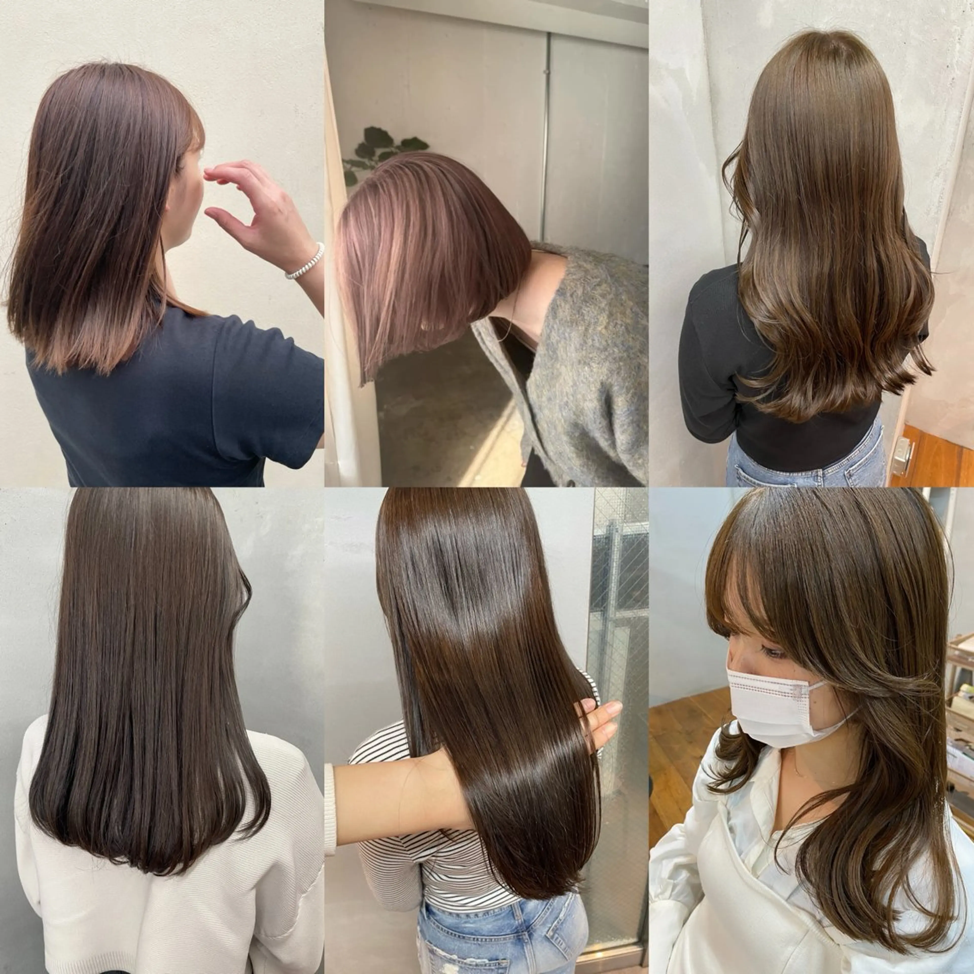 セミロング カラー ベージュカラー ブリーチ ブラウンカラー ブラウンベージュ グレージュ ヘアカラー トリートメント 女性リピ90%🍨 🩷佐藤みずきのヘアスタイル