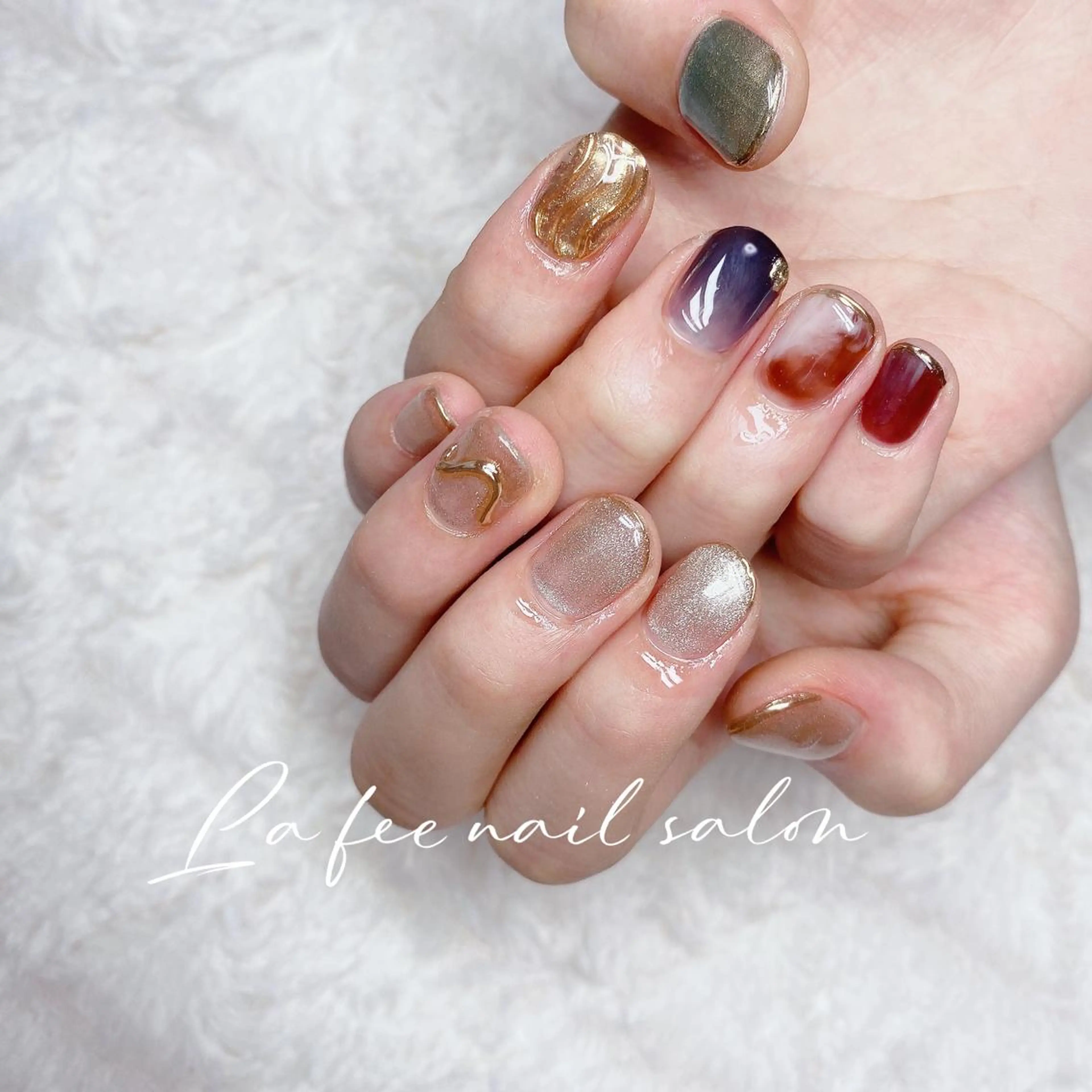 ネイル ハンドネイル ハンドケア La feeのネイルデザイン