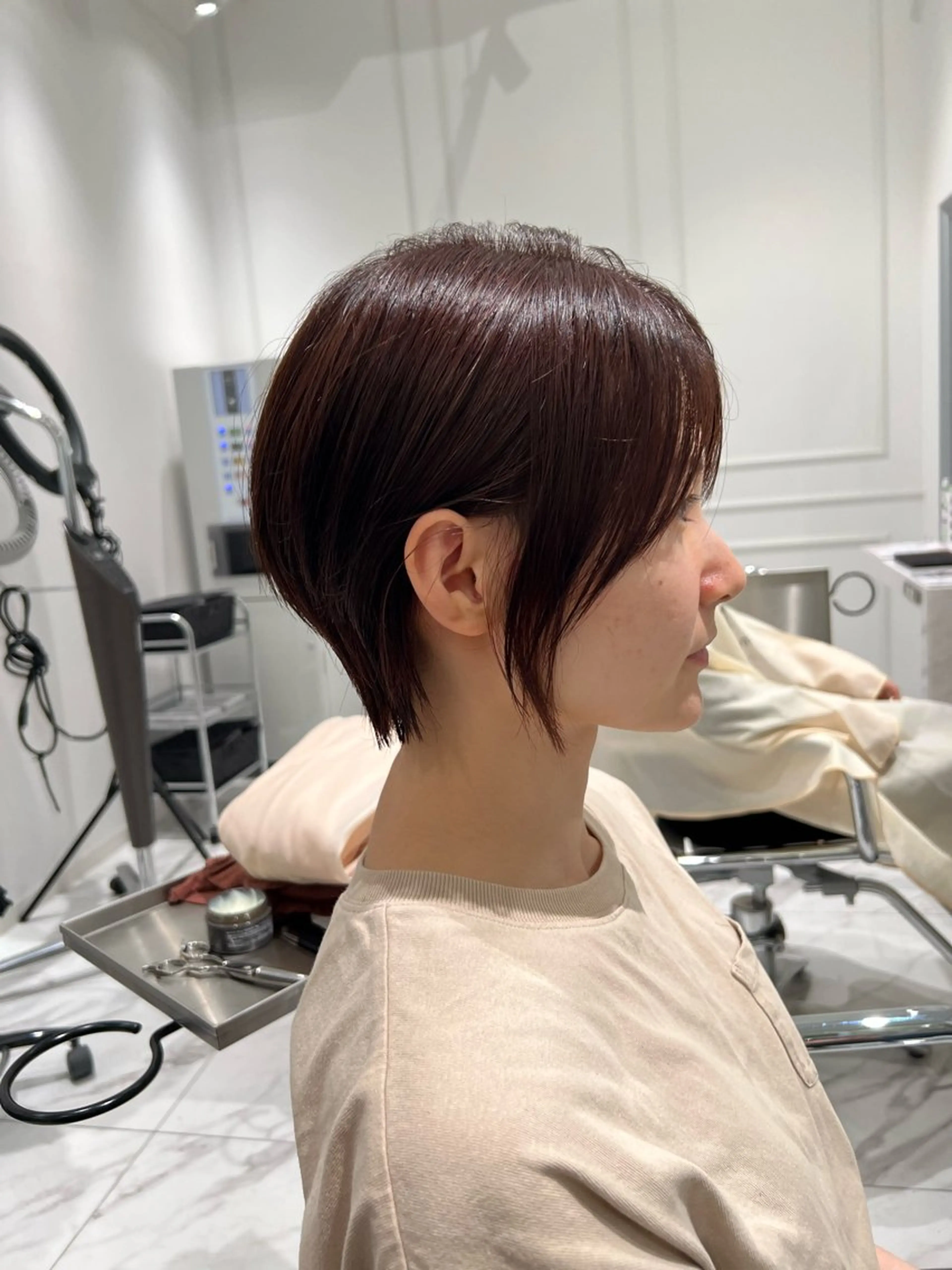 ショート カラー 柳澤 和也のヘアスタイル